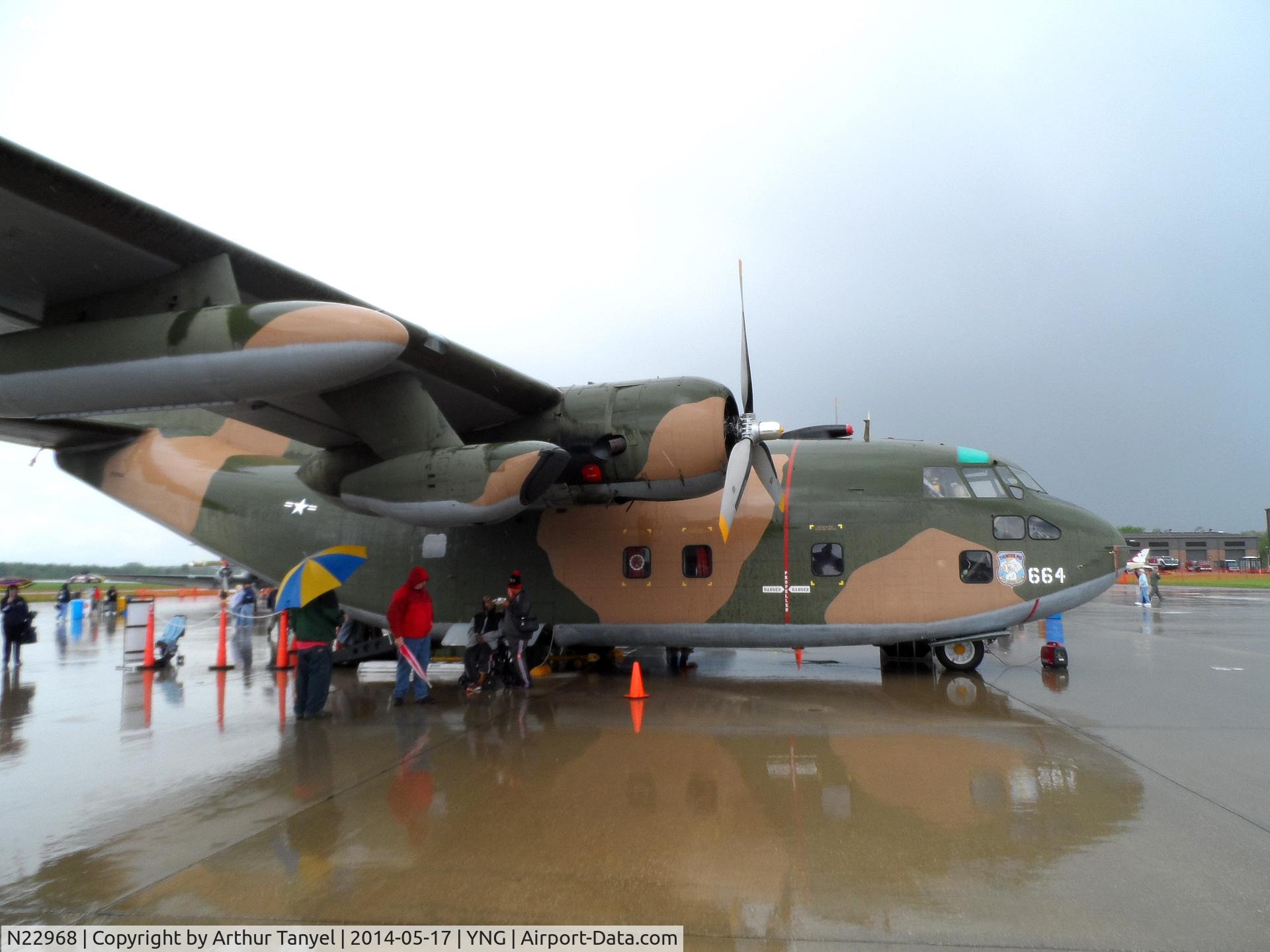 N22968, 1954 Fairchild C-123K Provider C/N 20113, On display @ Youngstown Airshow