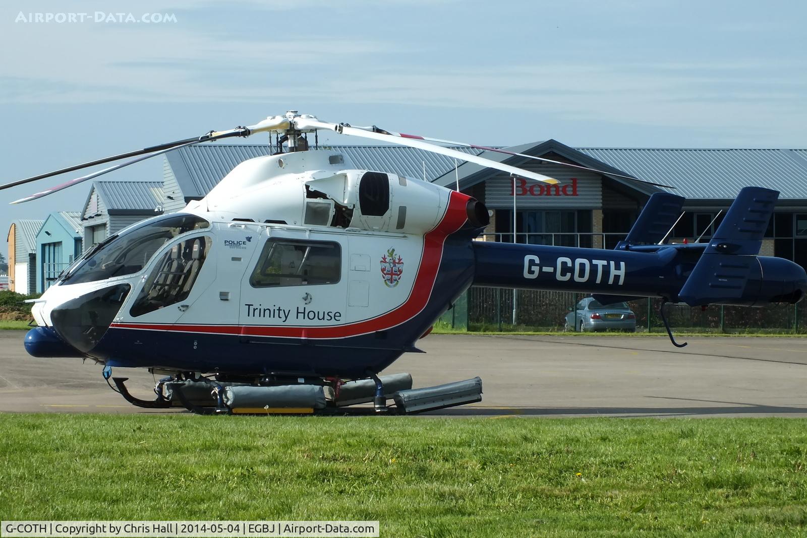 G-COTH, 2001 MD Helicopters MD-900 Explorer C/N 900-00085, at Staverton