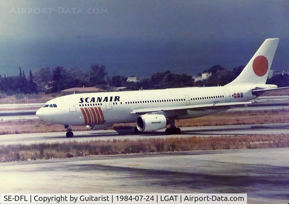 SE-DFL, 1980 Airbus A300B4-120 C/N 128, Taken off the old terrace at the old Athens airport