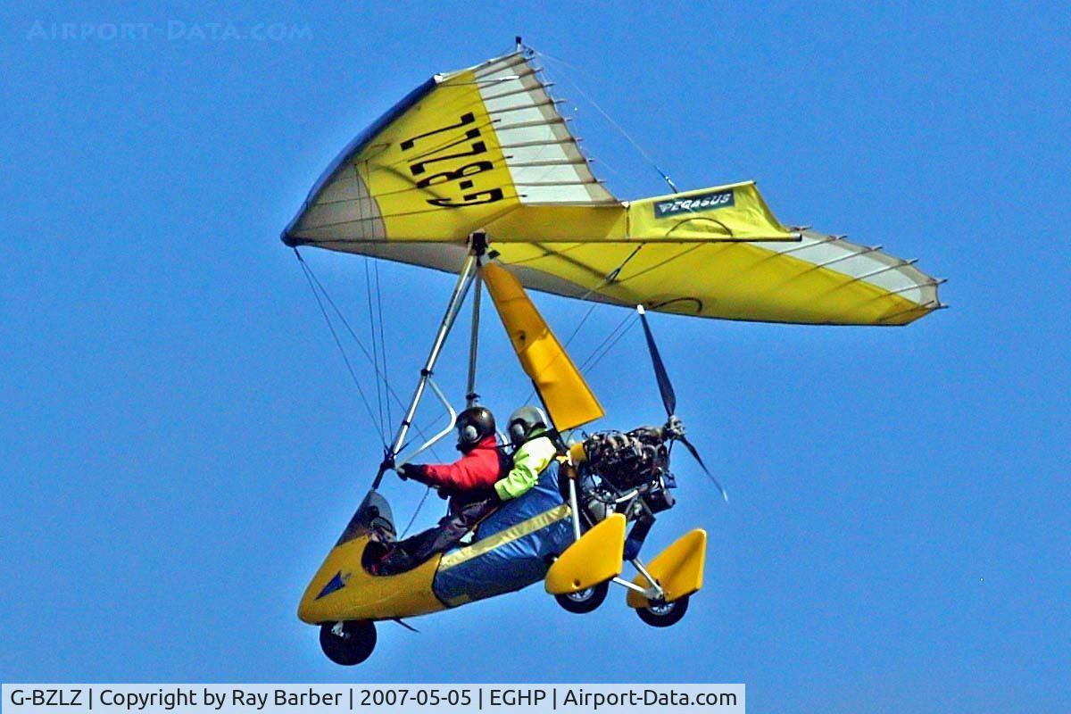 G-BZLZ, 2000 Pegasus Quantum 15-912 C/N 7721, Solar Wings Pegasus Quantum 15-912 [7721] Popham~G 05/05/2007