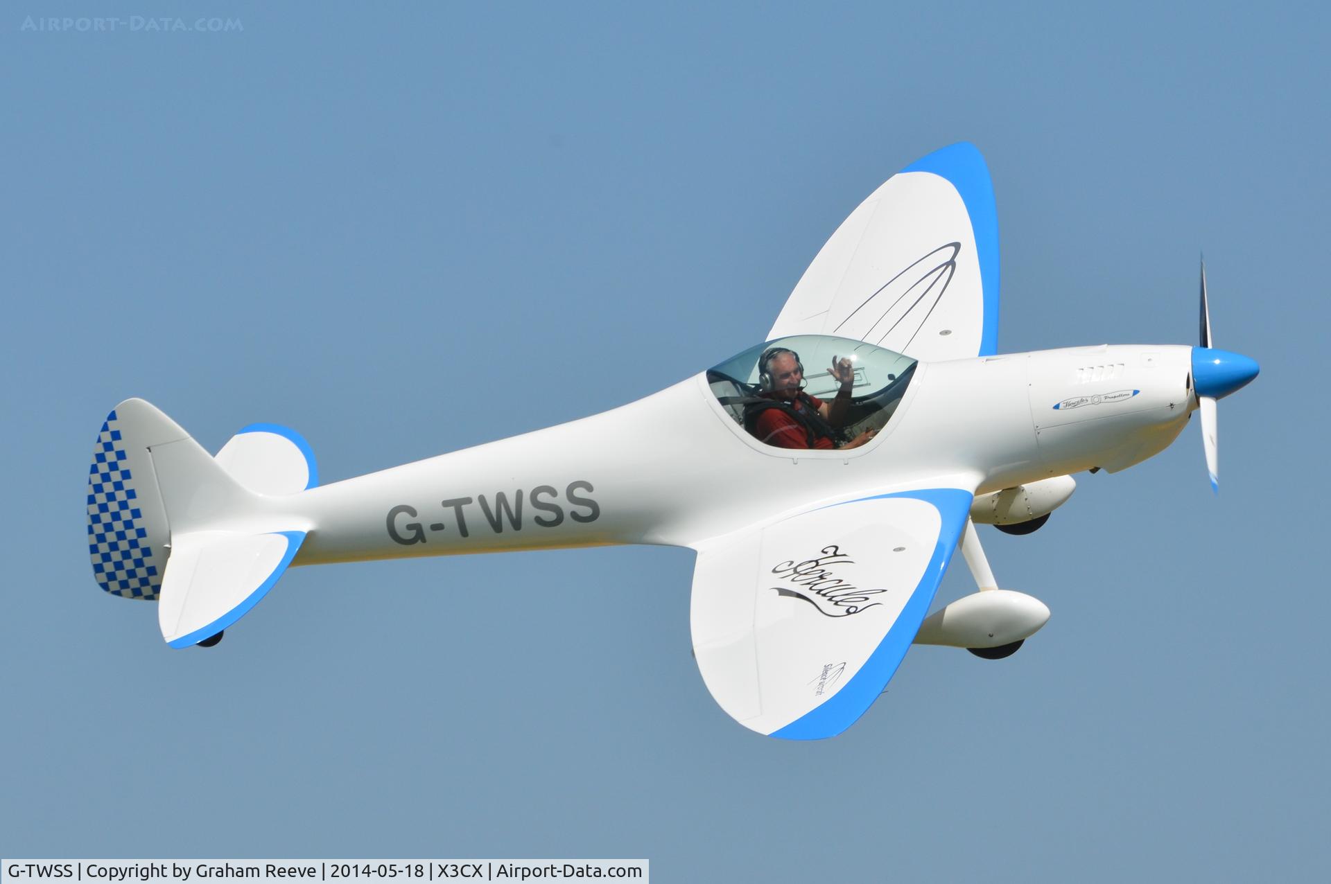 G-TWSS, 2008 Silence Twister C/N PFA 329-14608, Departing with a wave from Northrepps.