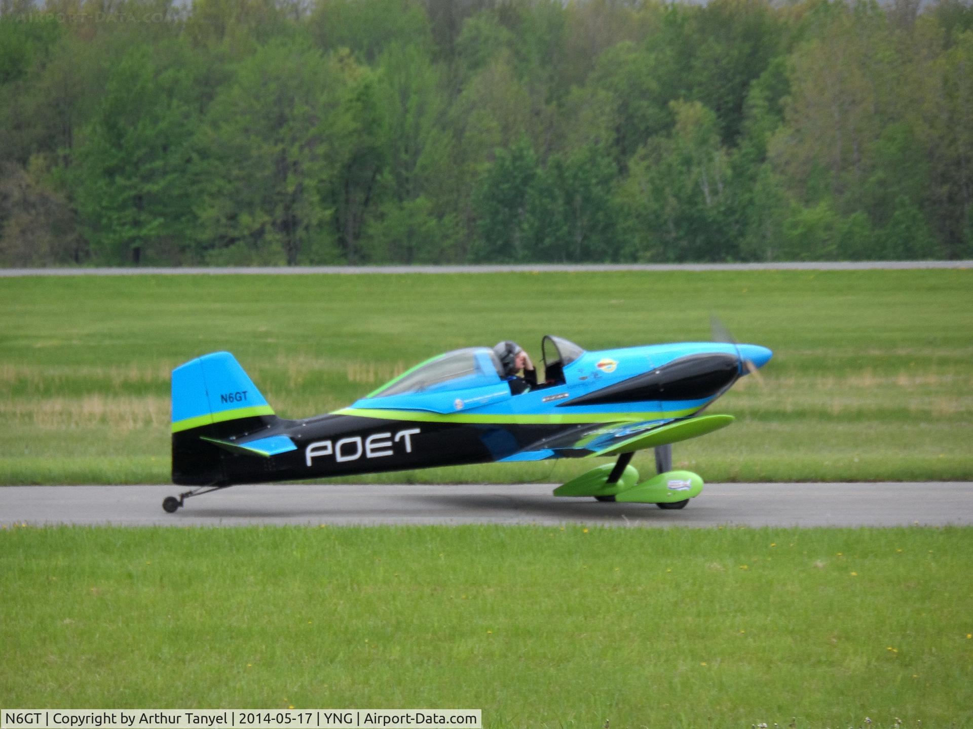 N6GT, 1983 Vans RV-3 C/N 811-1, Taxiing after landing after performing @ the Youngstown Airshow