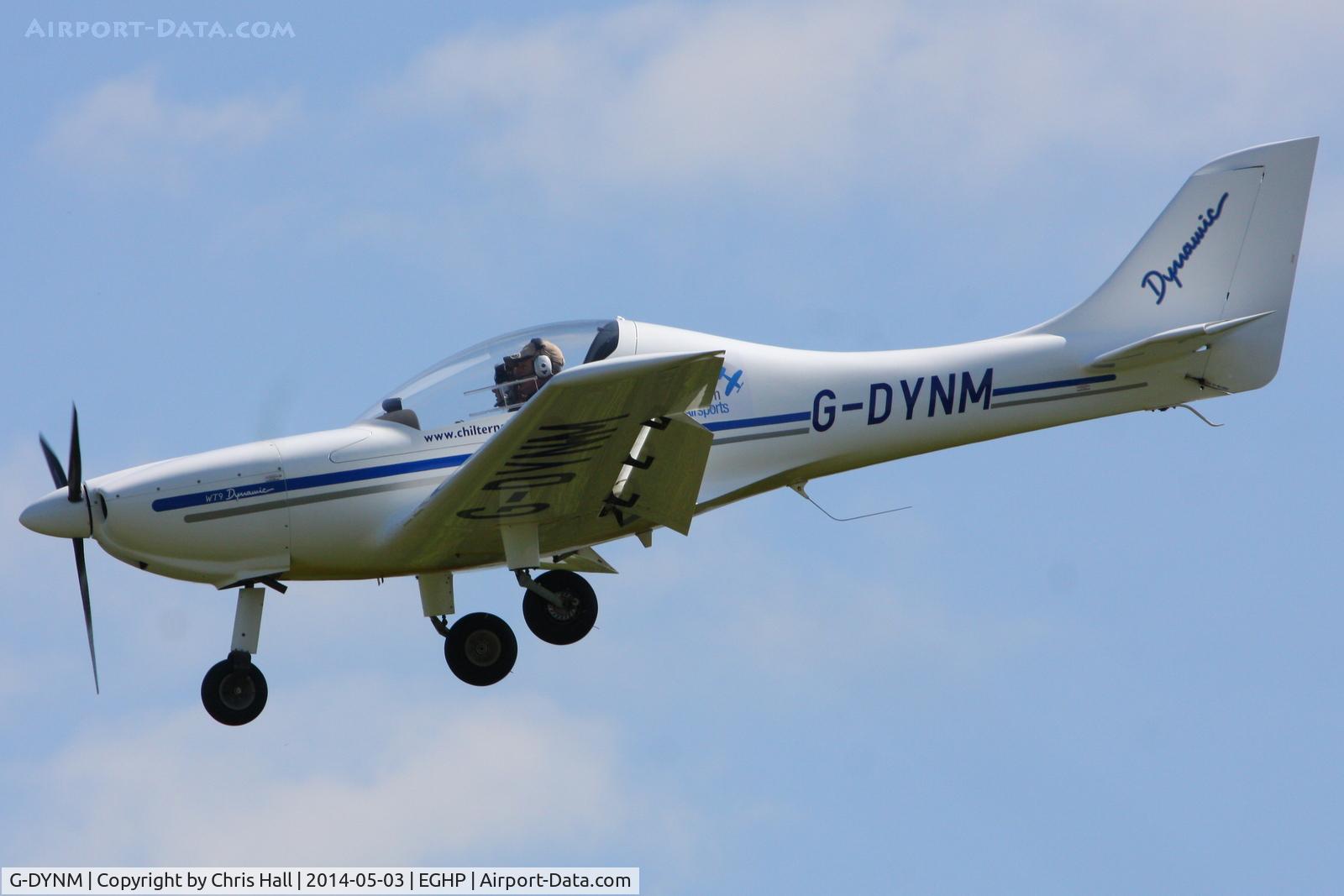 G-DYNM, 2007 Dynamic WT9 UK C/N DY161, at the 2014 Microlight Trade Fair, Popham