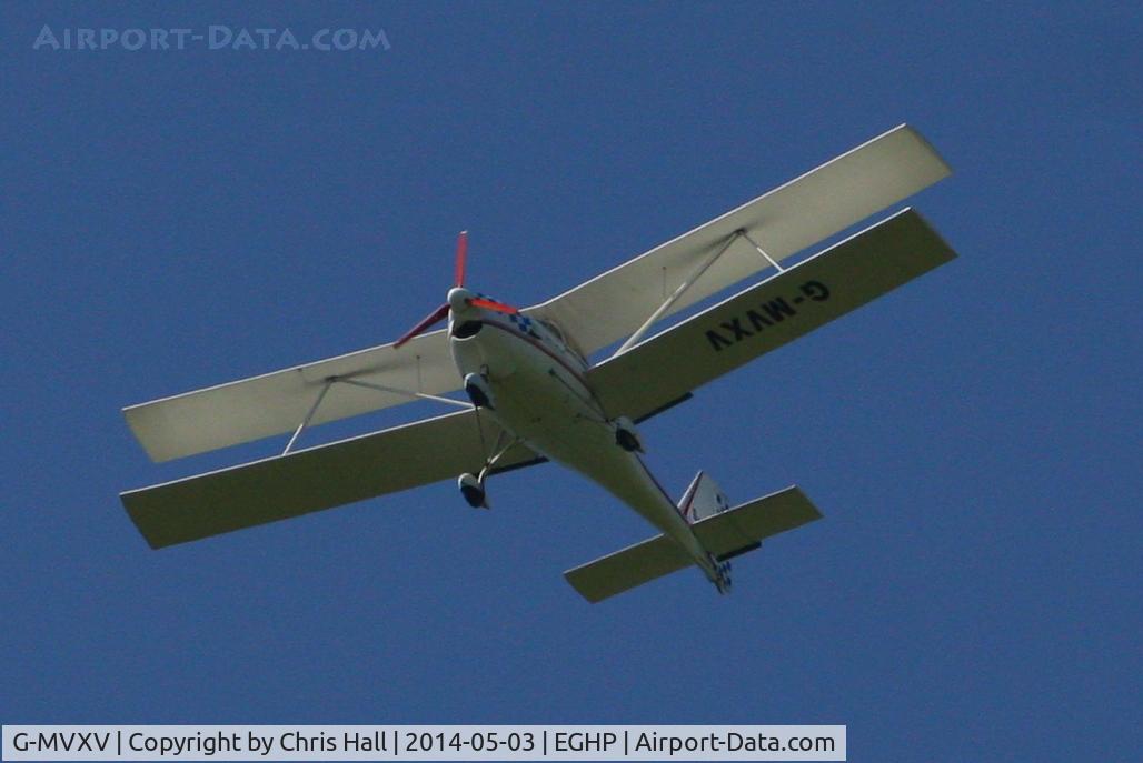 G-MVXV, 1988 Aviasud Mistral C/N BMAA/HB/004, at the 2014 Microlight Trade Fair, Popham