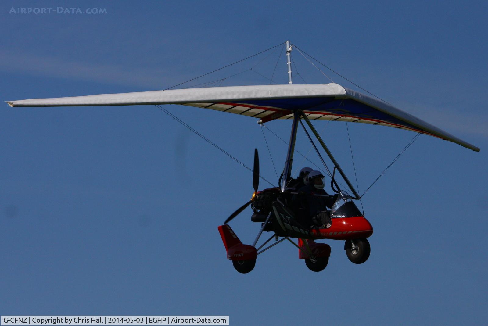 G-CFNZ, 2008 Airborne Edge XT912-B/Streak III-B C/N XT-912-290, at the 2014 Microlight Trade Fair, Popham