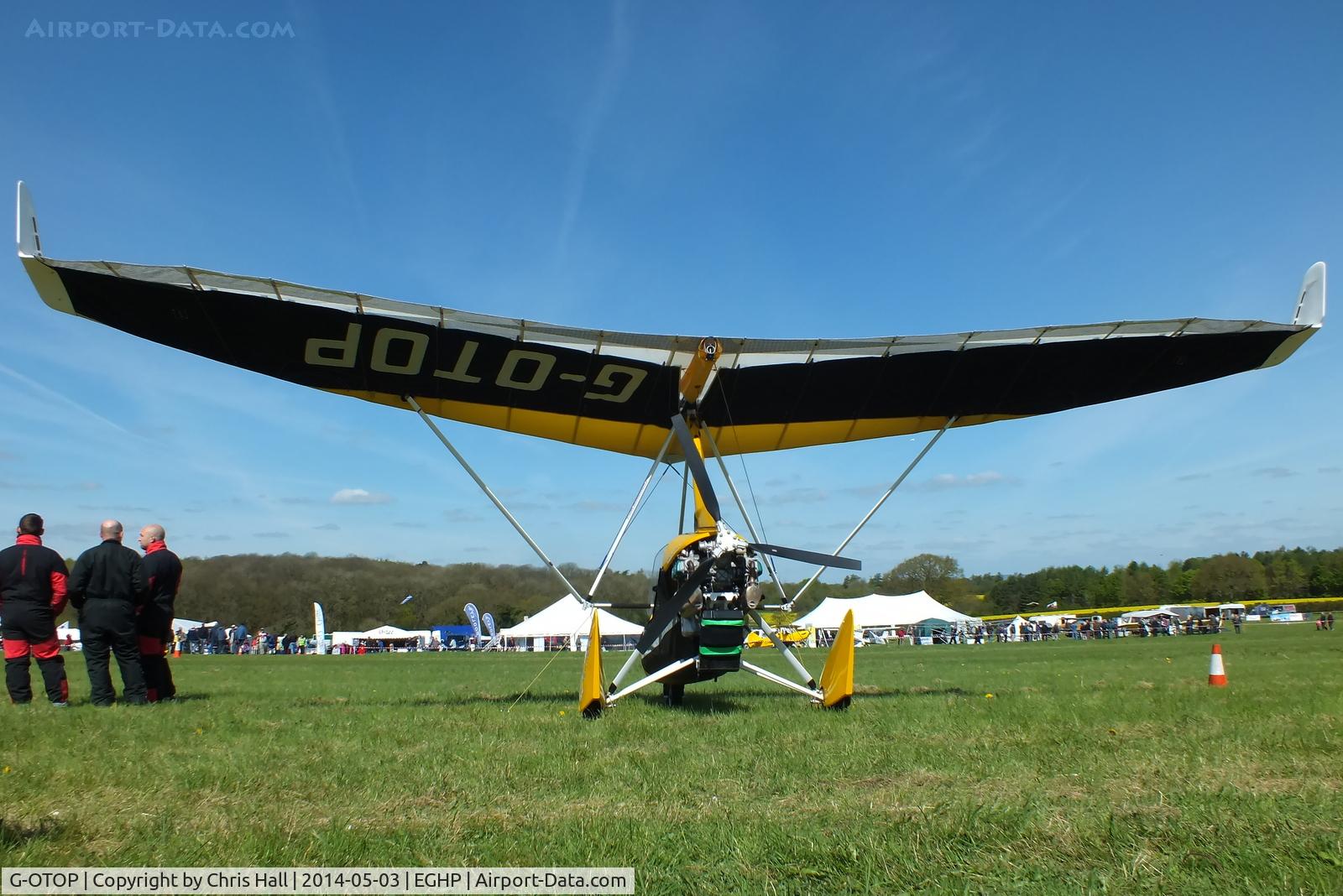 G-OTOP, 2009 P&M Aviation QuikR C/N 8471, at the 2014 Microlight Trade Fair, Popham