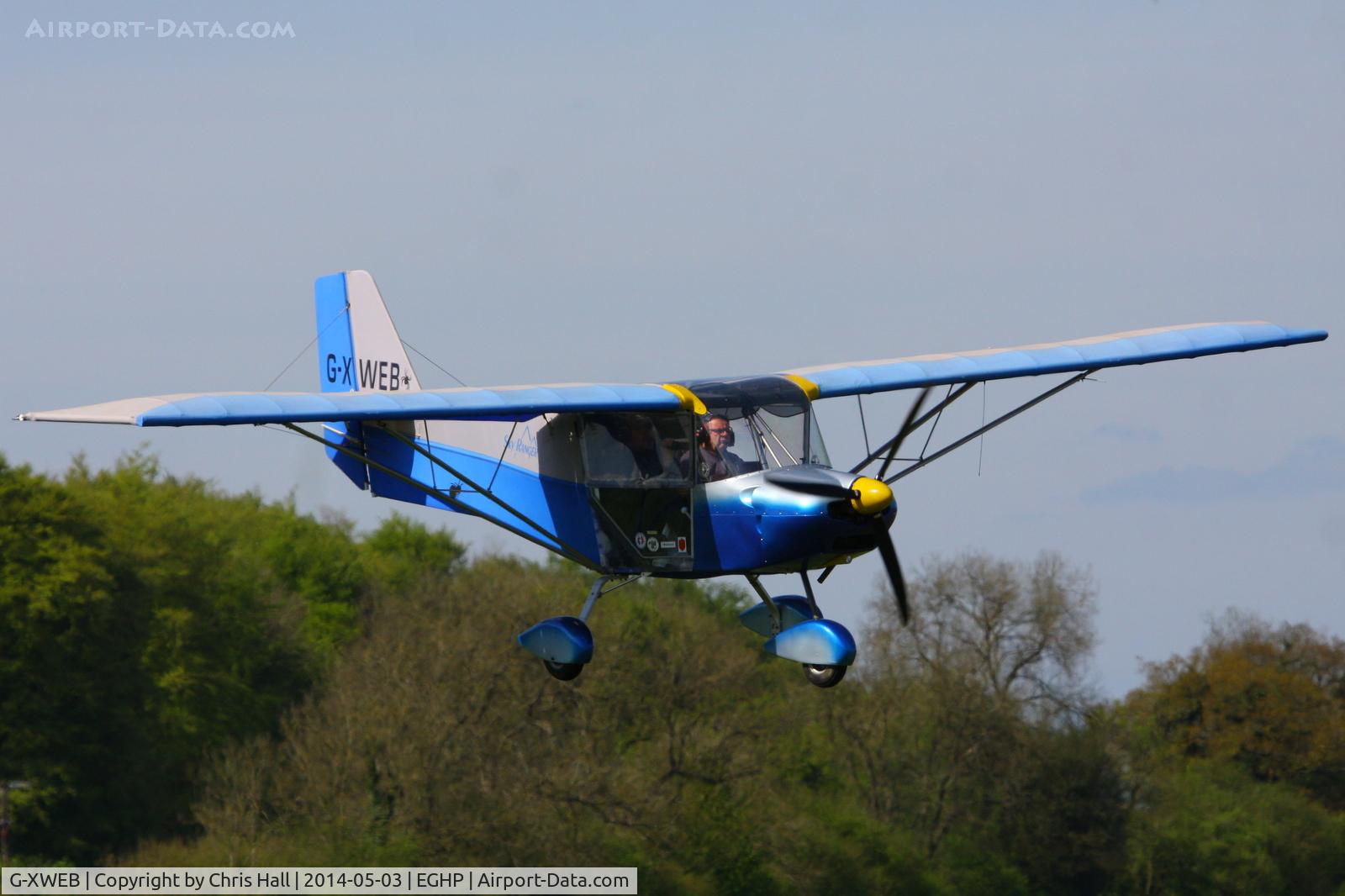 G-XWEB, 2005 Skyranger 912(2) C/N BMAA/HB/443, at the 2014 Microlight Trade Fair, Popham