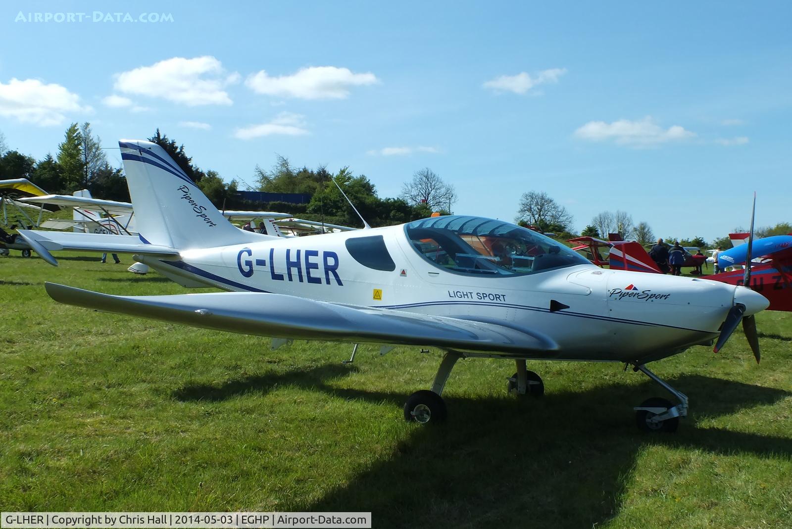 G-LHER, 2010 SportCruiser (PiperSport) Piper Sport C/N P1001042, at the 2014 Microlight Trade Fair, Popham