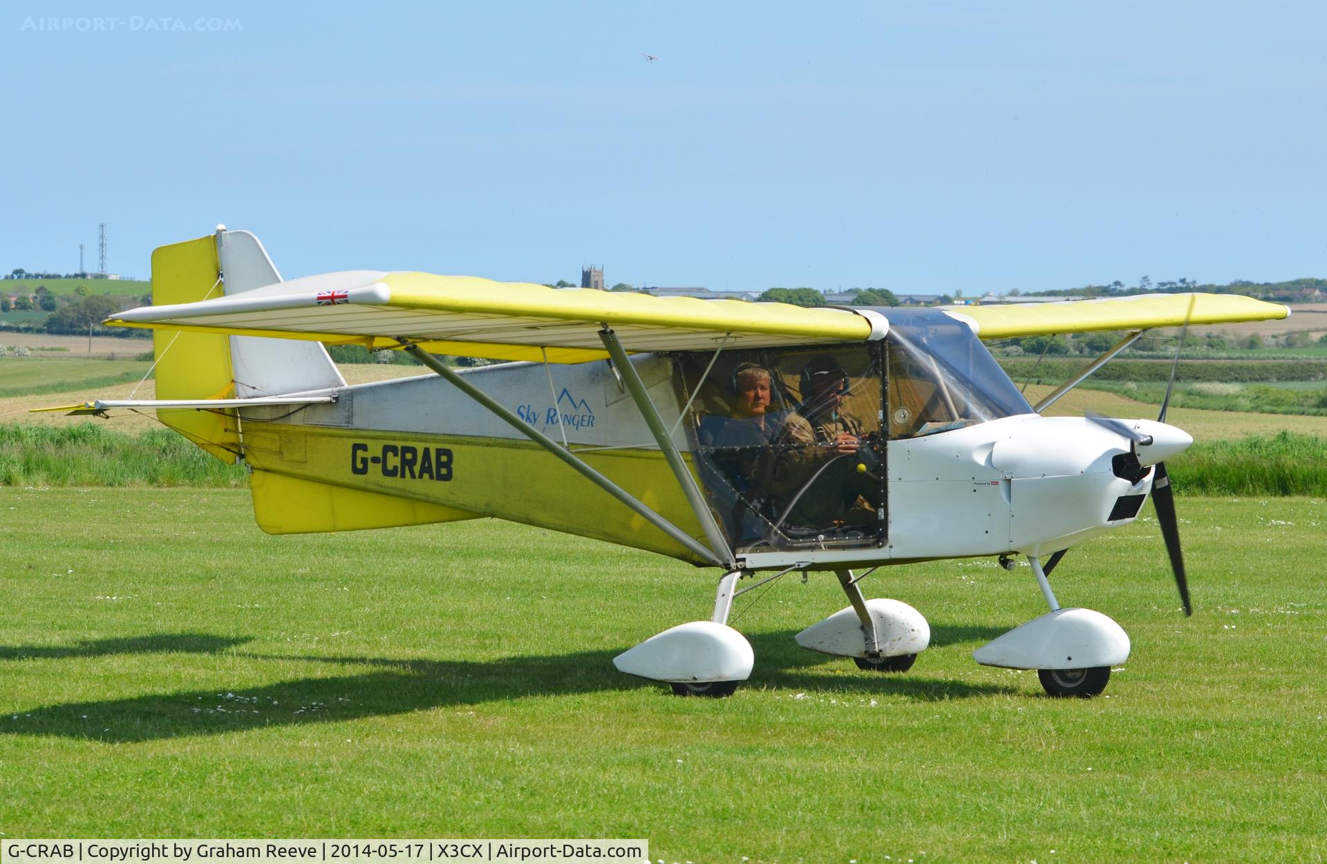G-CRAB, 2003 Best Off Skyranger 912(1) C/N BMAA/HB/246, Just landed at Northrepps.