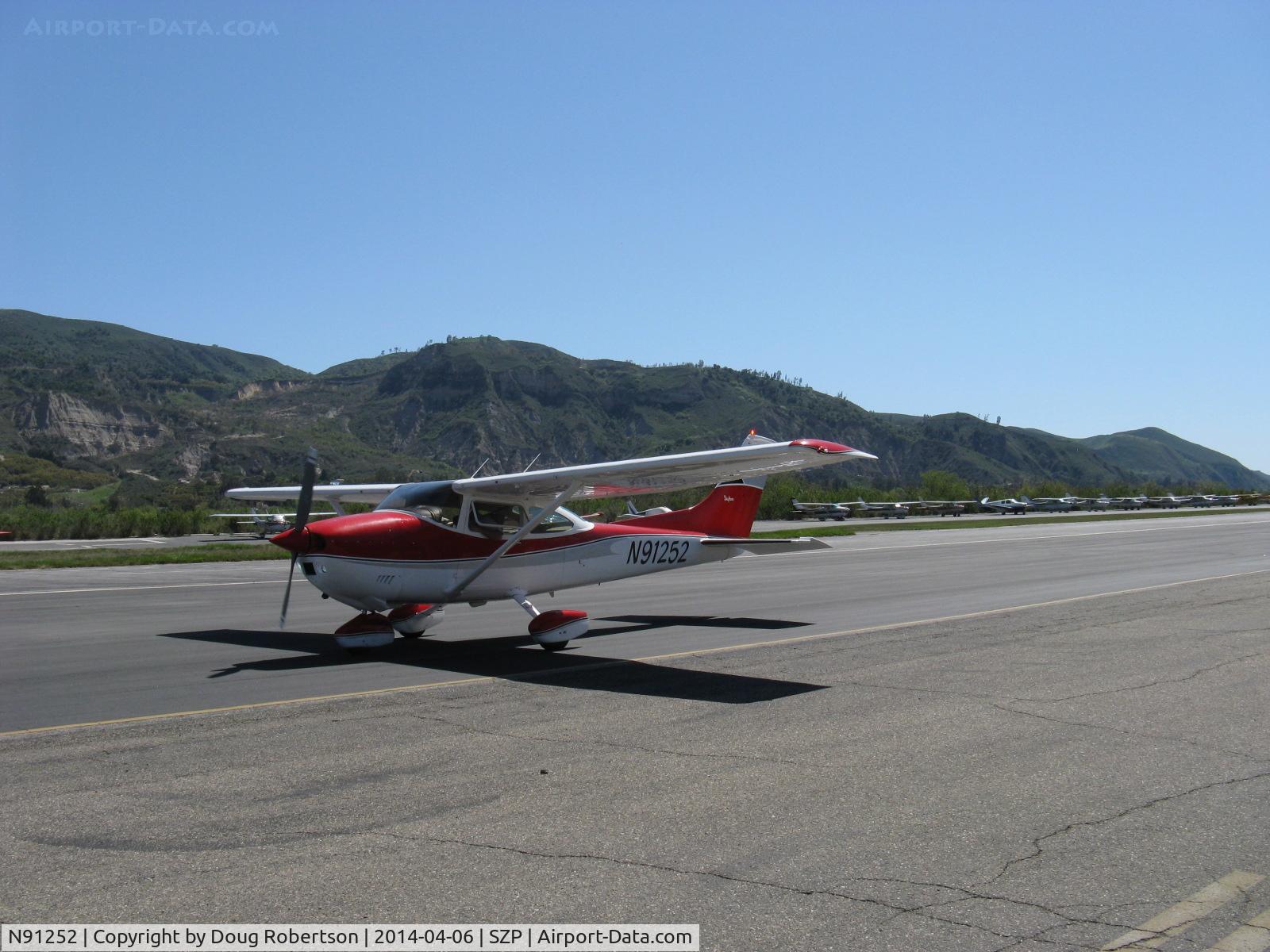 N91252, 1973 Cessna 182P Skylane C/N 18261981, 1973 Cessna 182P SKYLANE, Continental O-470-S 230 Hp, taxi