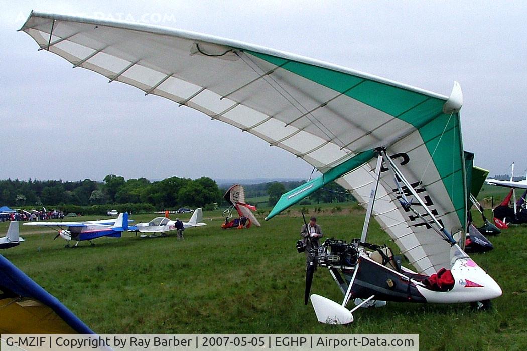 G-MZIF, 1997 Pegasus Quantum 15 C/N 7355, Solar Wings Pegasus Quantum 15 [7355] Popham~G 05/05/2007