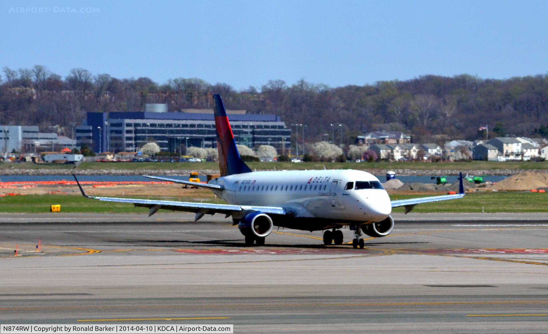 N874RW, 2006 Embraer 170SE (ERJ-170-100SE) C/N 17000148, Turning off runway National