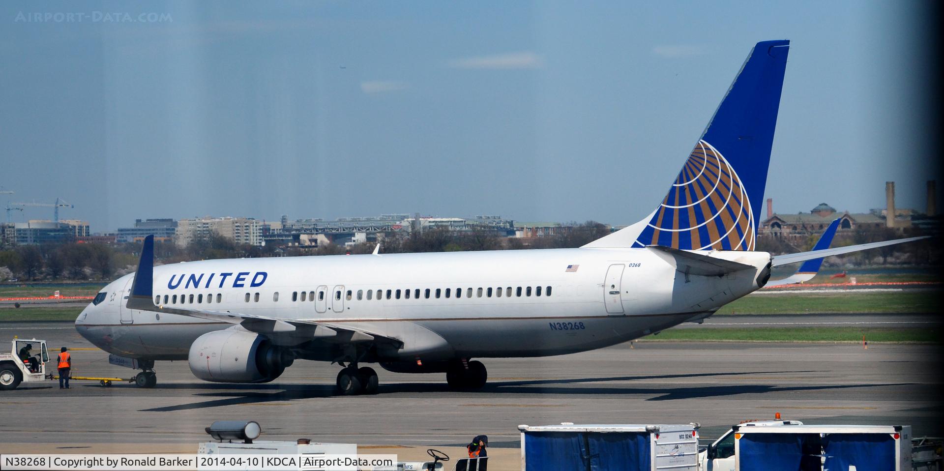 N38268, 2001 Boeing 737-824 C/N 31587, Pushback National