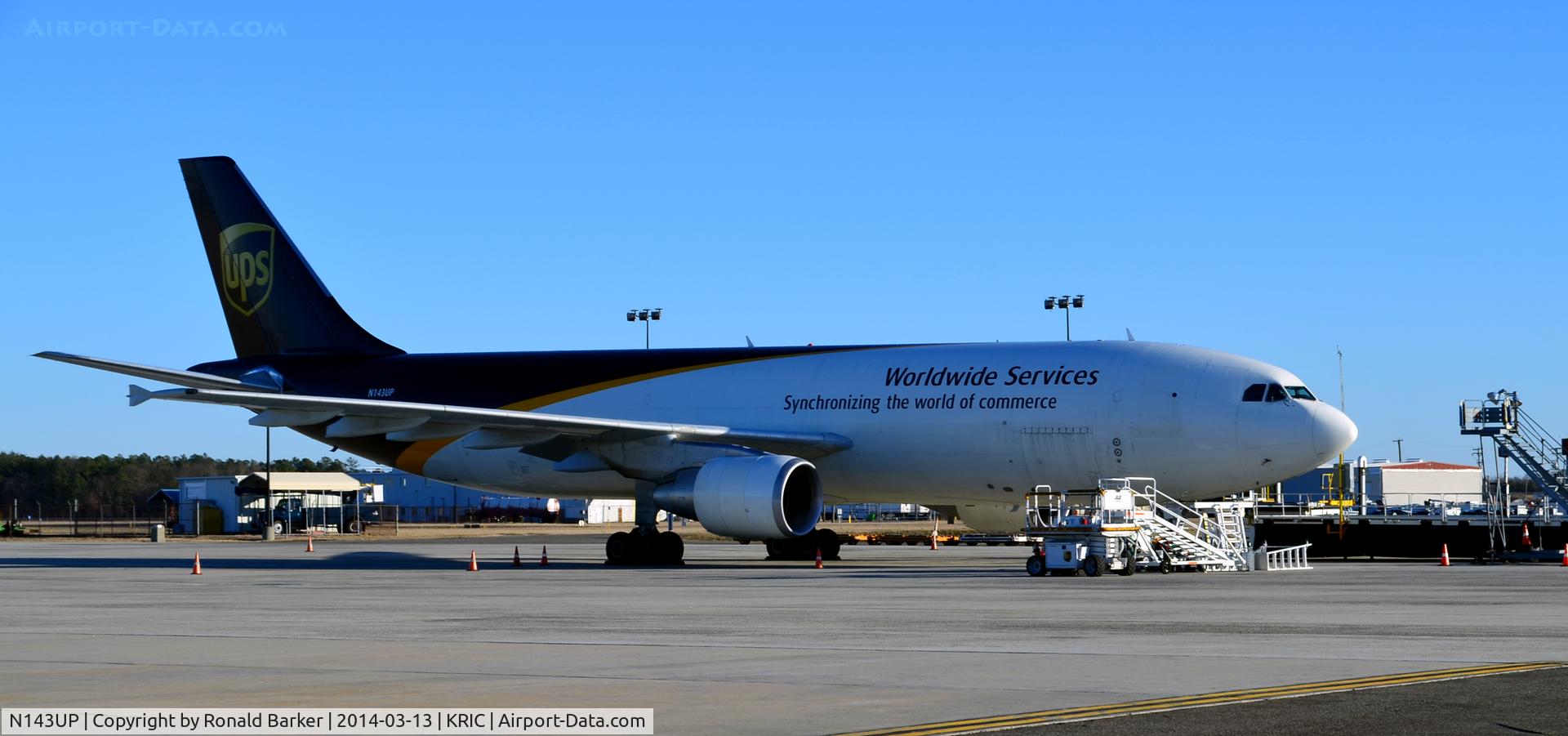 N143UP, 2002 Airbus A300F4-622R C/N 0826, Richmond