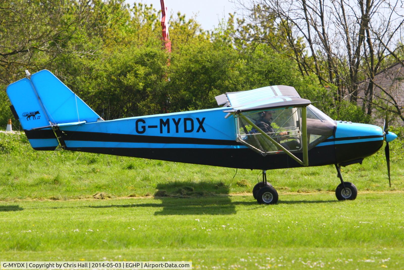 G-MYDX, 1992 Rans S-6ESD Coyote II C/N PFA 204-12238, at the 2014 Microlight Trade Fair, Popham