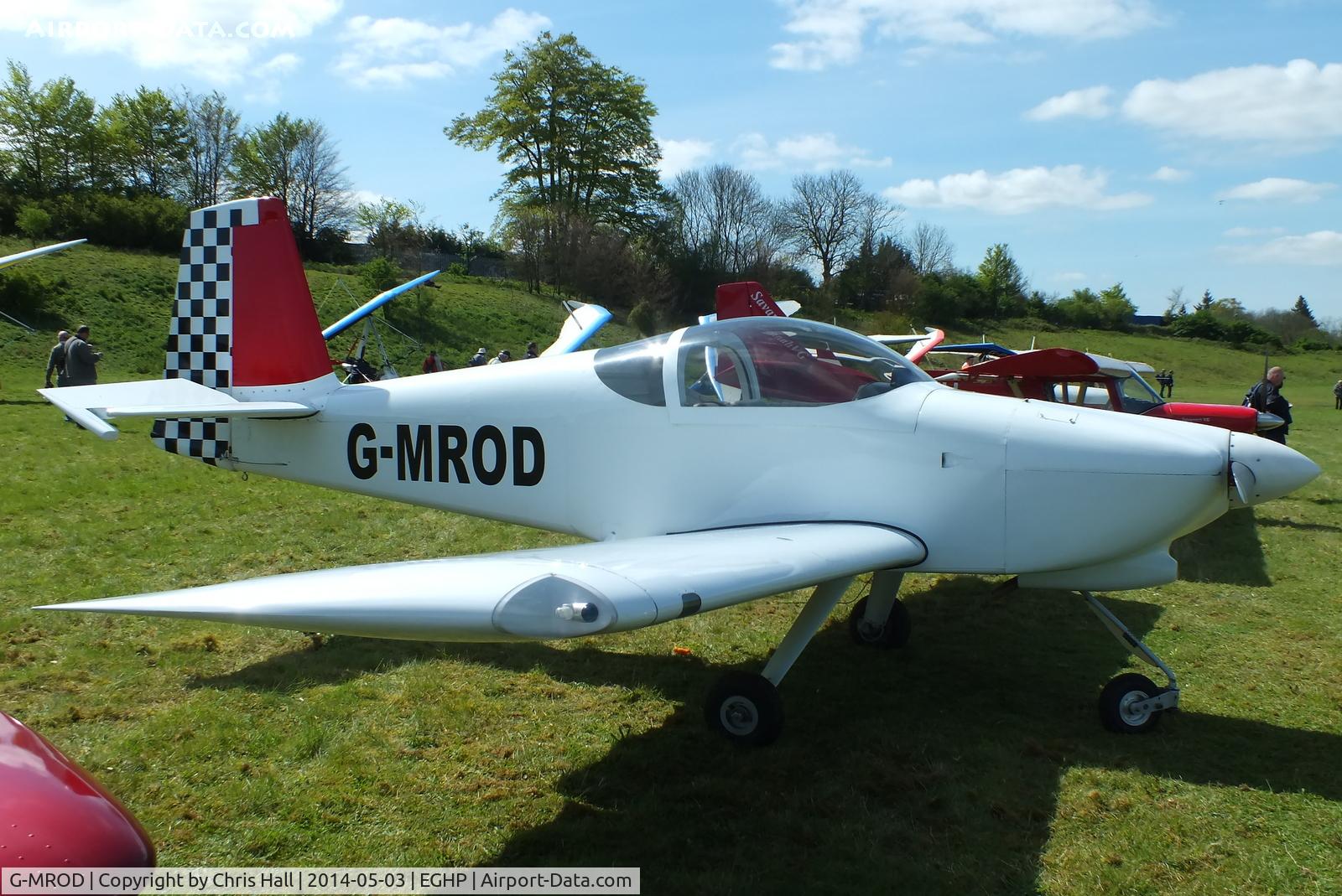 G-MROD, 2007 Vans RV-7A C/N PFA 323-14432, at the 2014 Microlight Trade Fair, Popham