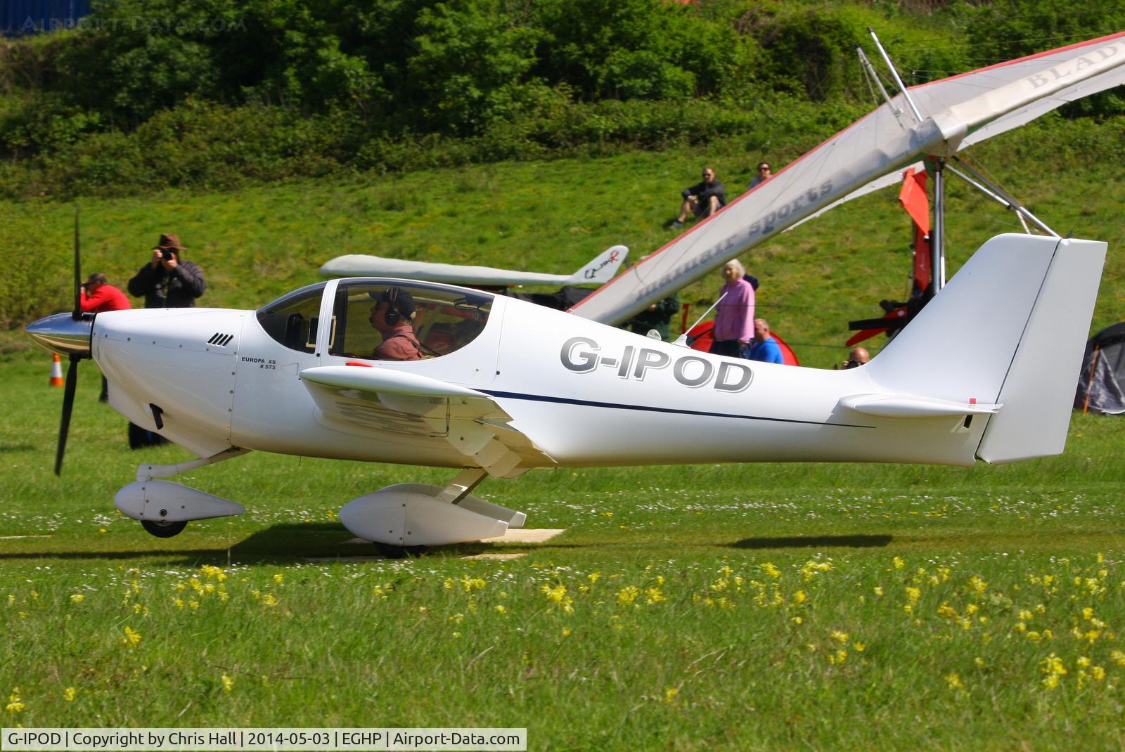 G-IPOD, 2007 Europa XS Tri-Gear C/N PFA 247-14007, at the 2014 Microlight Trade Fair, Popham