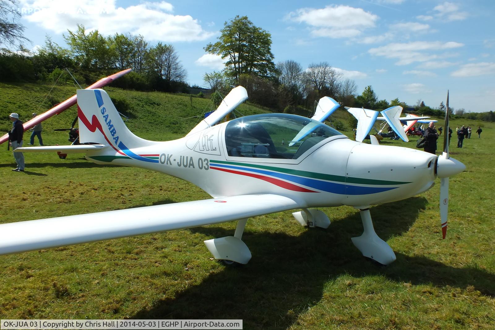 OK-JUA 03, Urban Air UFM-10 Samba C/N Not found OK-JUA 03, at the 2014 Microlight Trade Fair, Popham