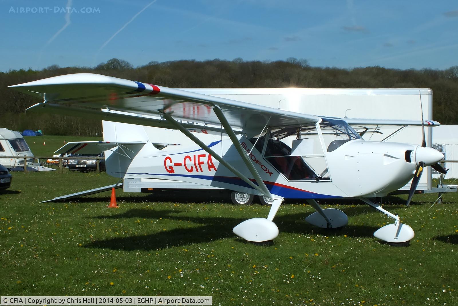 G-CFIA, 2008 Skyranger Swift 912S(1) C/N BMAA/HB/561, at the 2014 Microlight Trade Fair, Popham