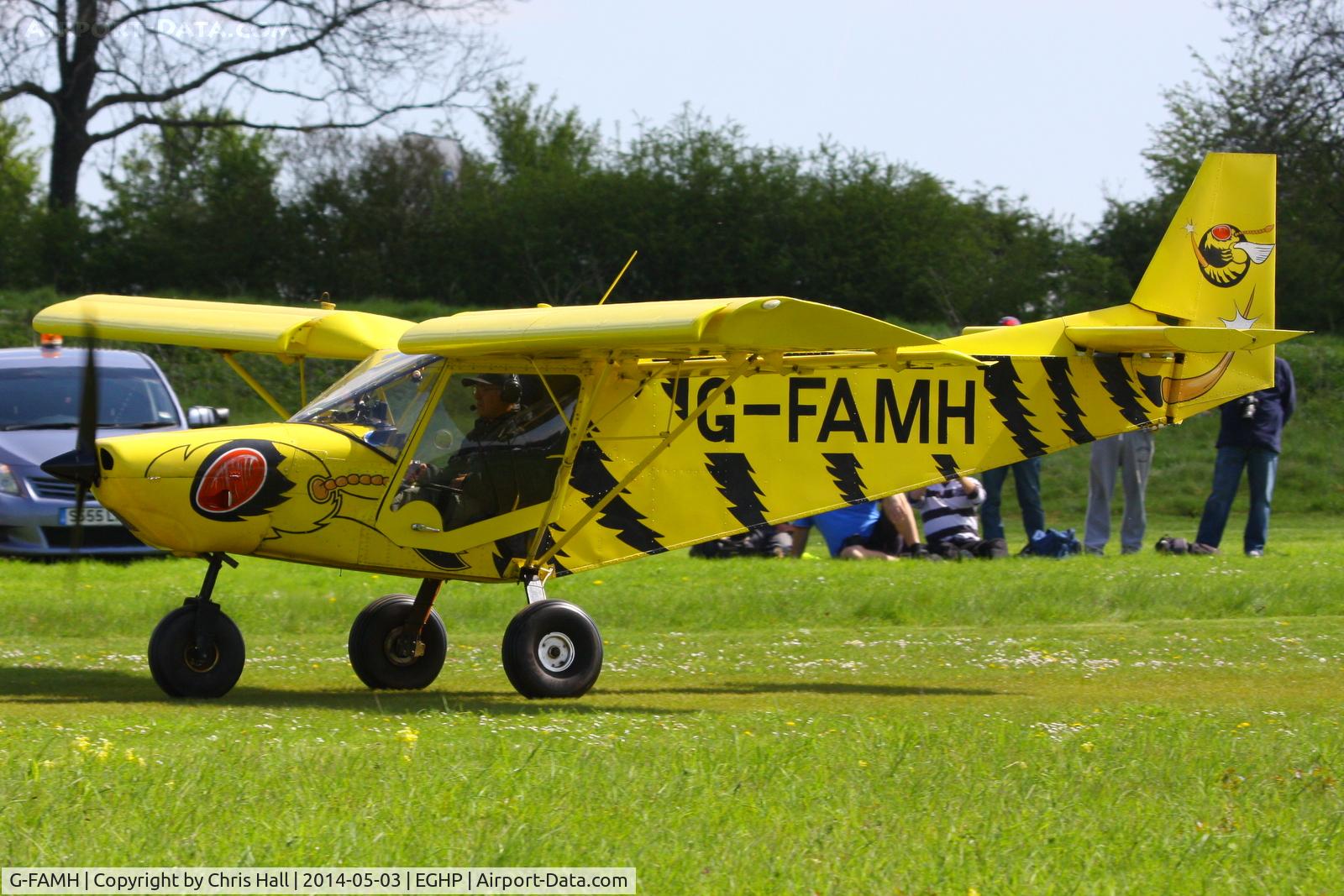 G-FAMH, 1999 Zenair STOL CH-701 C/N PFA 187-13301, at the 2014 Microlight Trade Fair, Popham
