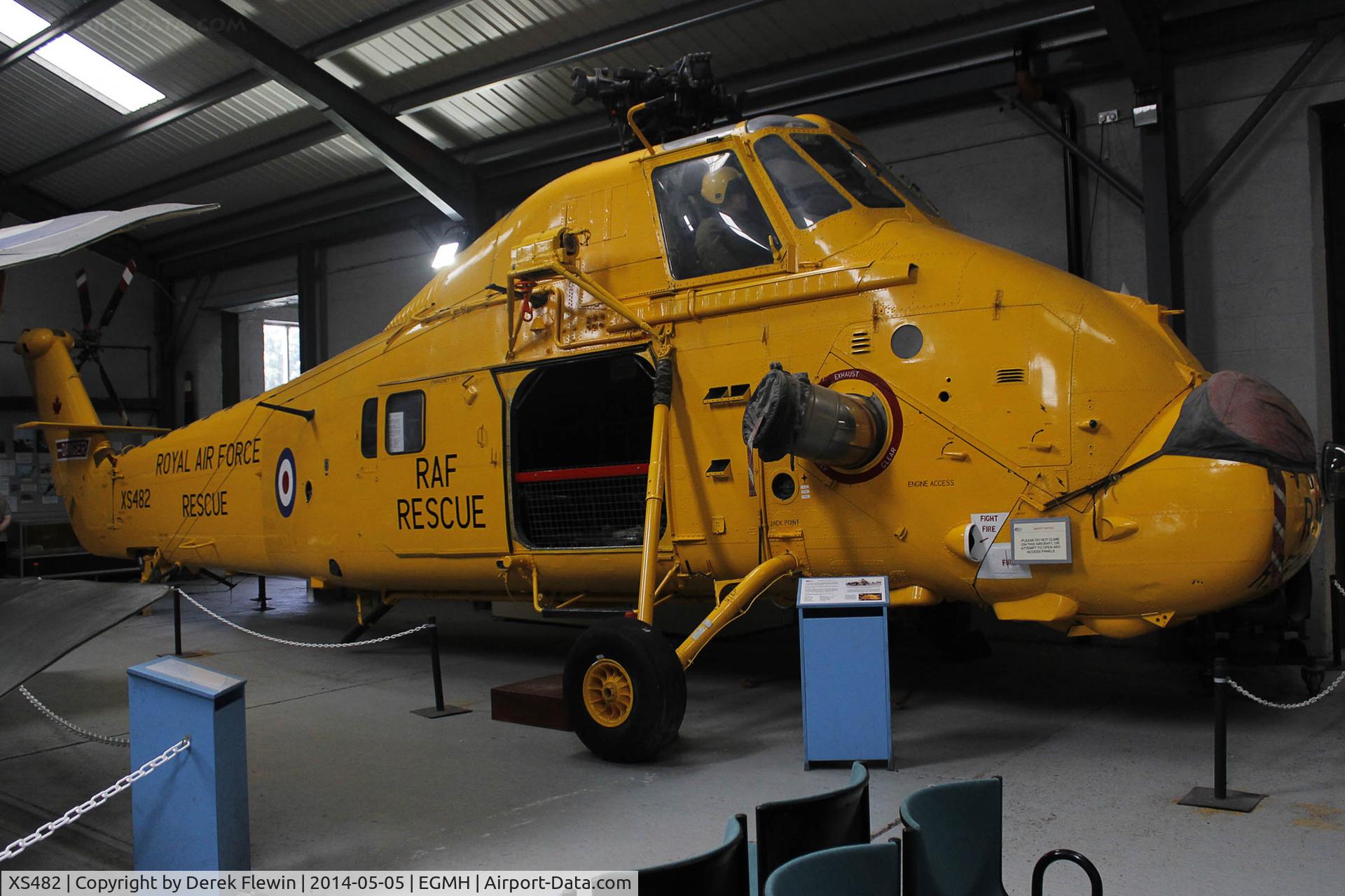 XS482, 1963 Westland Wessex HU.5 C/N WA156, Seen at the RAF Manston History Museum.