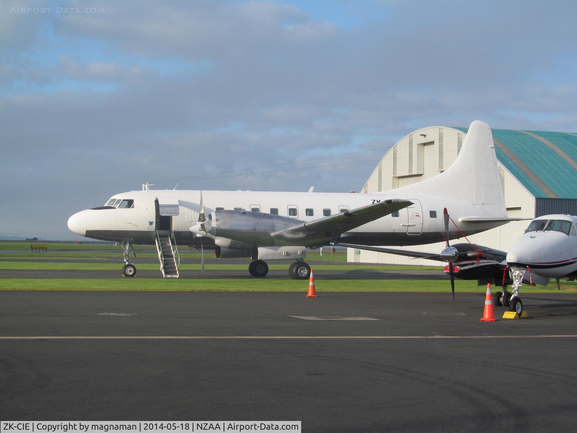 ZK-CIE, 1957 Convair CV-580 C/N 399, Always nice to see.