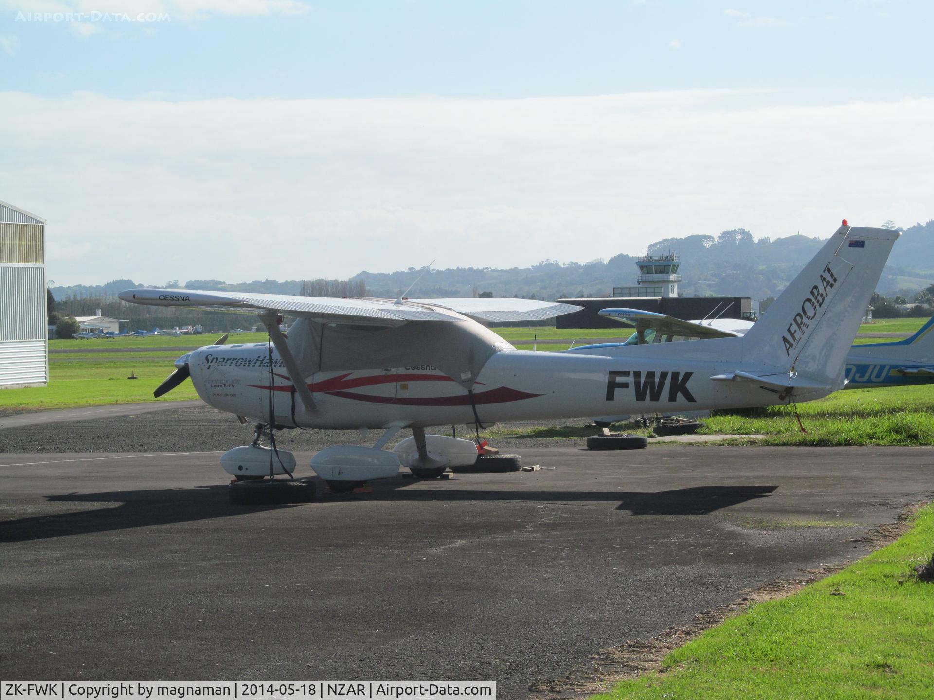 ZK-FWK, Cessna A152 Aerobat C/N A1520857, Based here but never photographed before