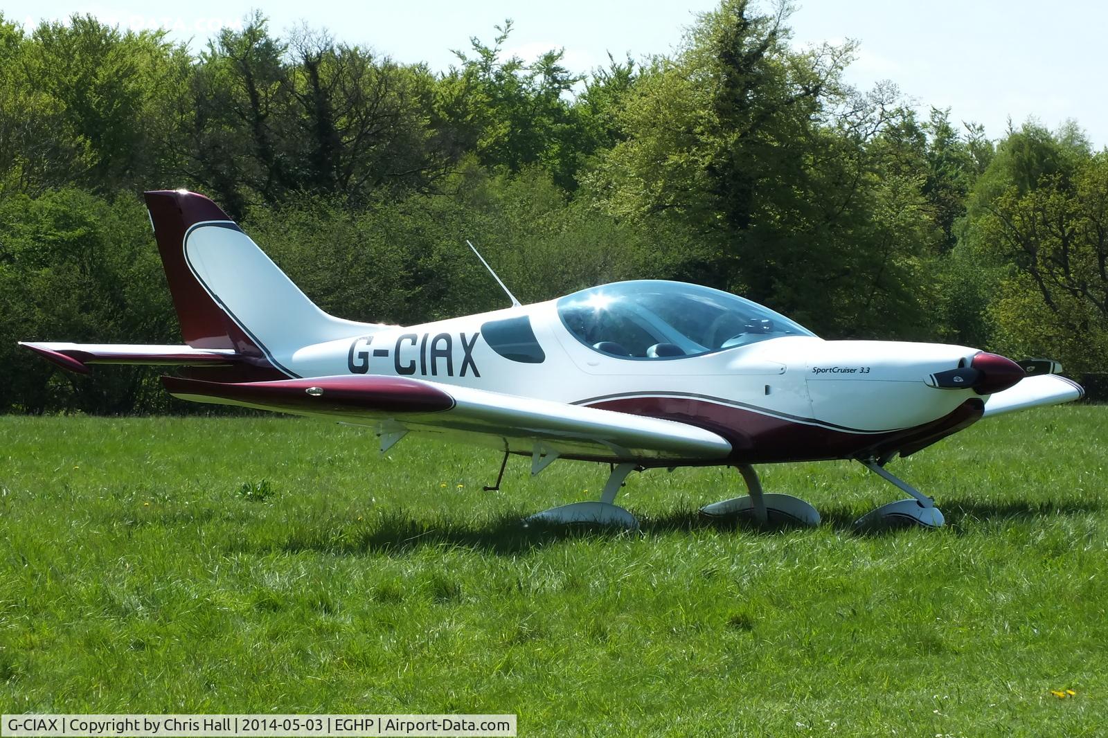 G-CIAX, 2013 CZAW SportCrusier C/N LAA 338-15125, at the 2014 Microlight Trade Fair, Popham
