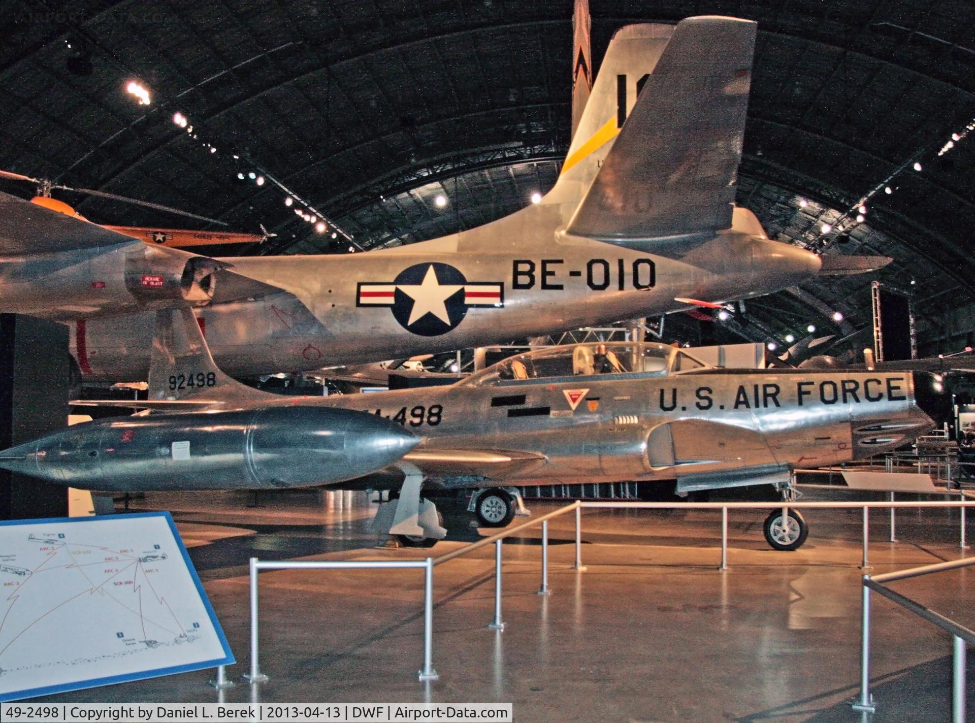 49-2498, 1949 Lockheed F-94A-5-LO Starfire C/N 780-7020, Korean War veteran on display at the National Museum of the US Air Force