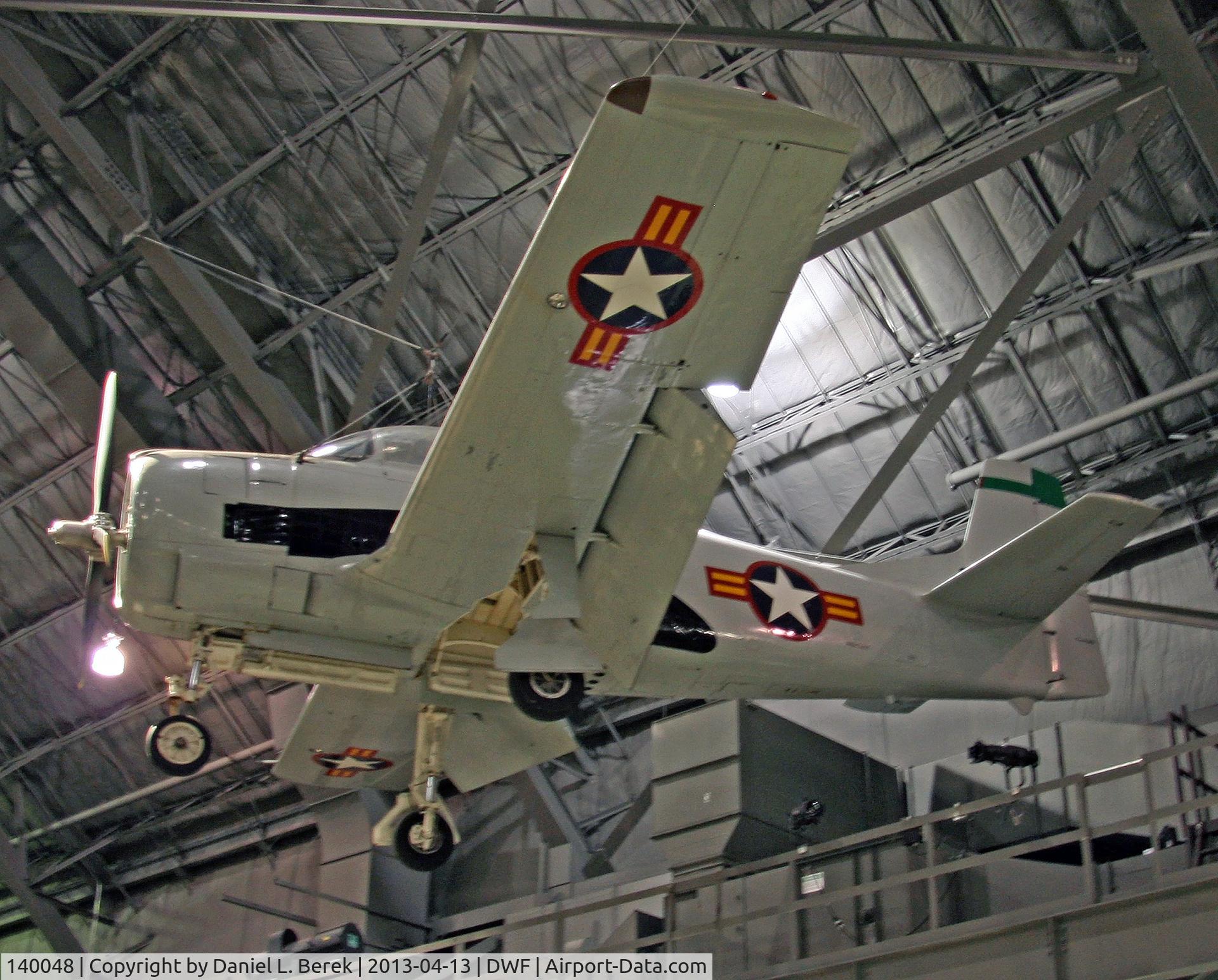 140048, North American T-28B Trojan C/N 219-47, Painted as 38365 in South Vietnamese markings.