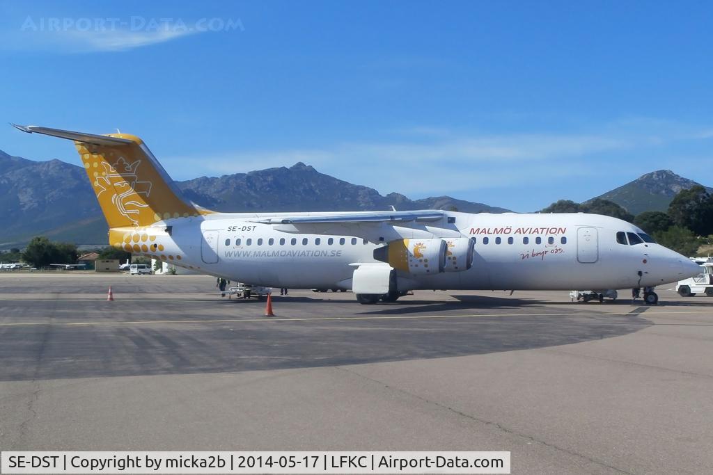 SE-DST, 1994 British Aerospace Avro 146-RJ100 C/N E3247, Parked