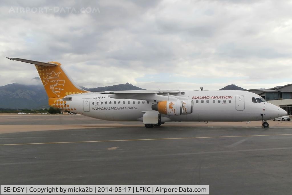 SE-DSY, 1995 British Aerospace Avro 146-RJ100 C/N E3263, Parked. Scrapped in march 2020.