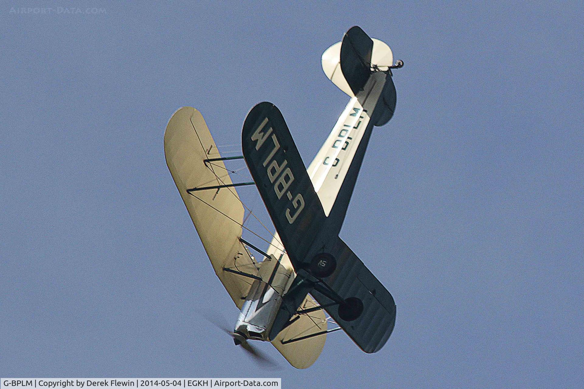 G-BPLM, 1948 Stampe-Vertongen SV-4C C/N 1004, Seen doing aeros at EGKH.