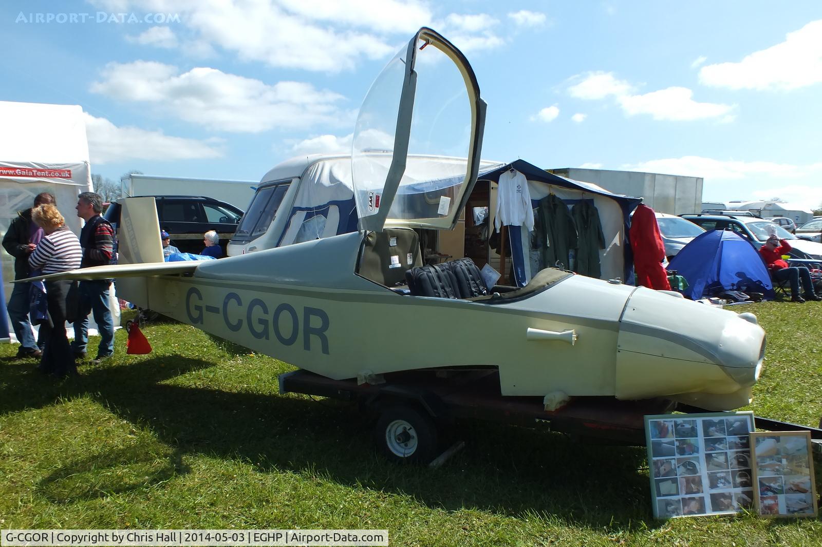 G-CGOR, 2010 Jodel D-18 C/N PFA169-12062, at the 2014 Microlight Trade Fair, Popham