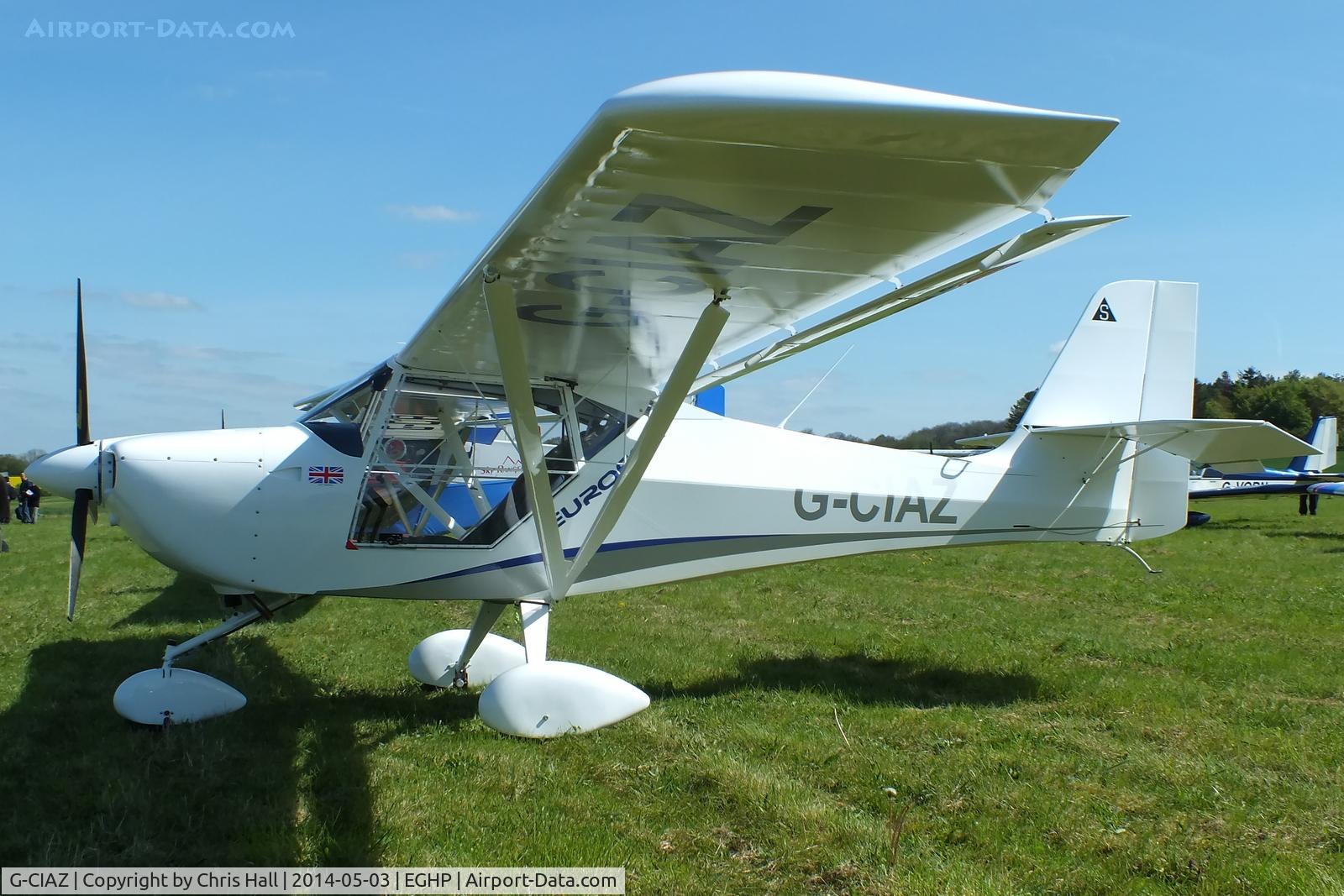 G-CIAZ, 2013 Aeropro Eurofox 912(1) C/N BMAA/HB/631, at the 2014 Microlight Trade Fair, Popham