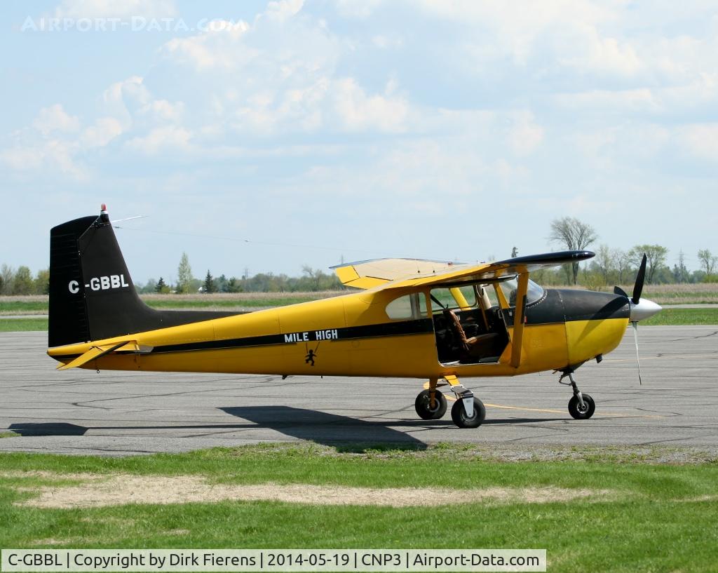 C-GBBL, 1959 Cessna 182B Skylane C/N 51978, Returning for a pit stop.