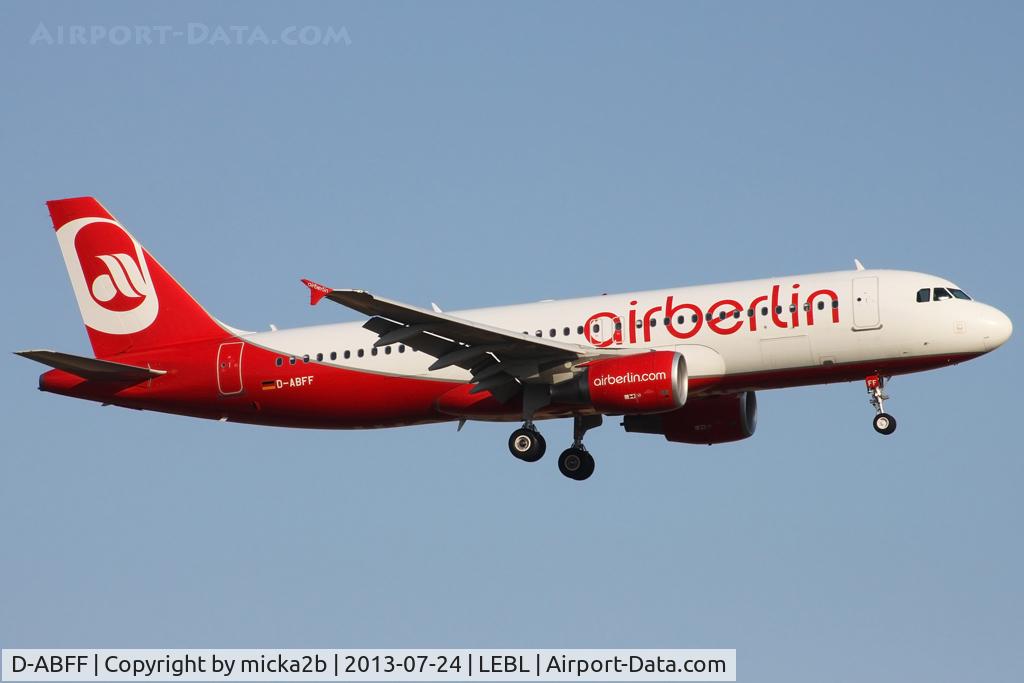 D-ABFF, 2010 Airbus A320-214 C/N 4329, Landing