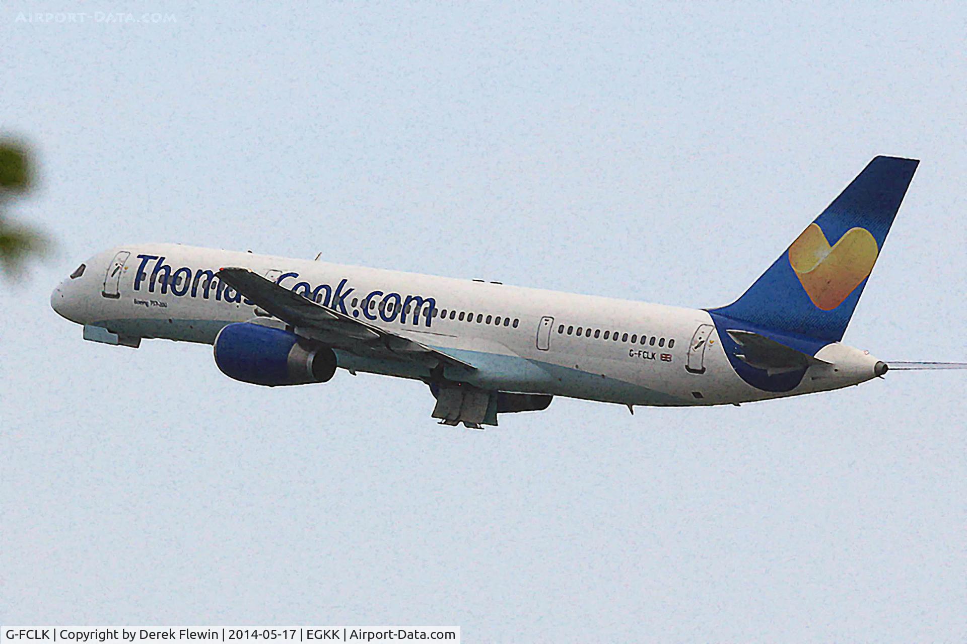 G-FCLK, 1993 Boeing 757-2Y0 C/N 26161, Seen pulling out from runway 26R at EGKK.