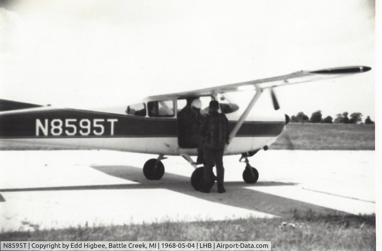 N8595T, 1959 Cessna 182C Skylane C/N 52495, Red and White when purchased in 1968 and sold in 1969.  Used in support of Texas A&M Parachute Team and for my personal pleasure.