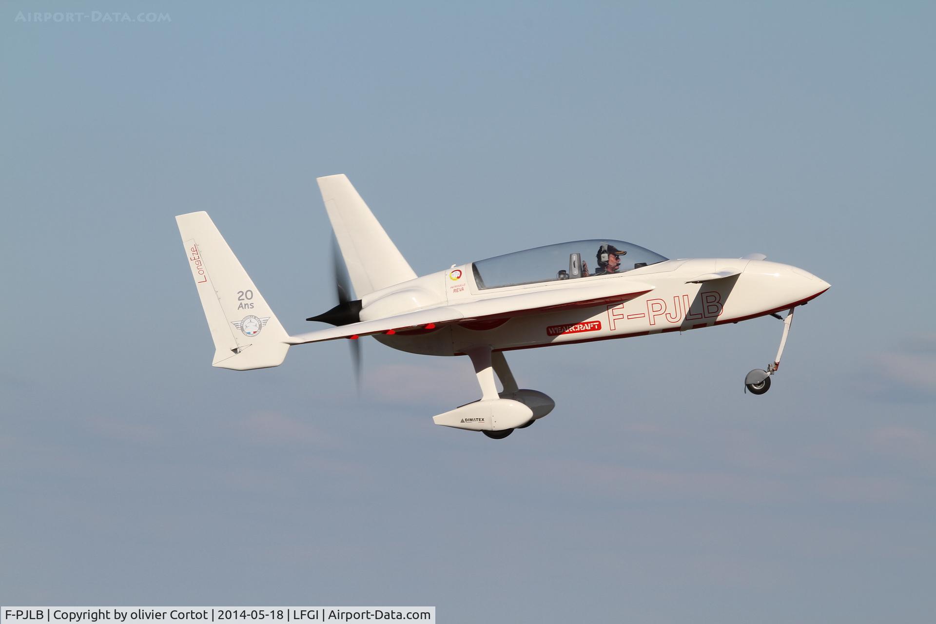 F-PJLB, Rutan Long-EZ C/N 1344, Taking off from Darois airport