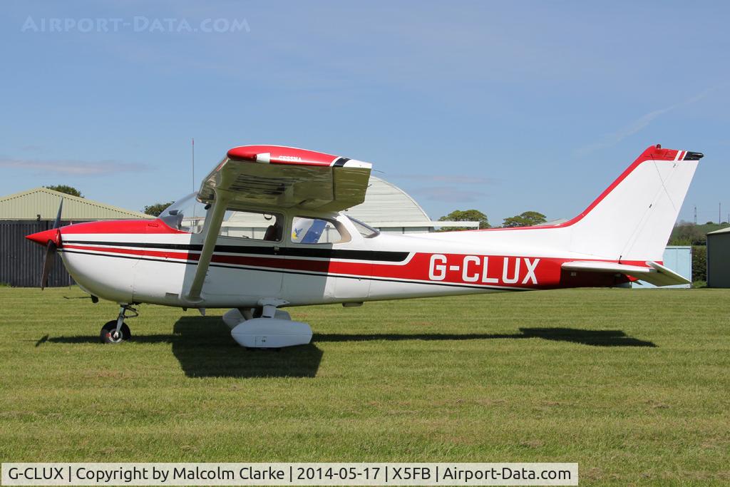 G-CLUX, 1980 Reims F172N Skyhawk C/N 1996, Reims F172N Skyhawk at Fishburn Airfield UK, May 2014.