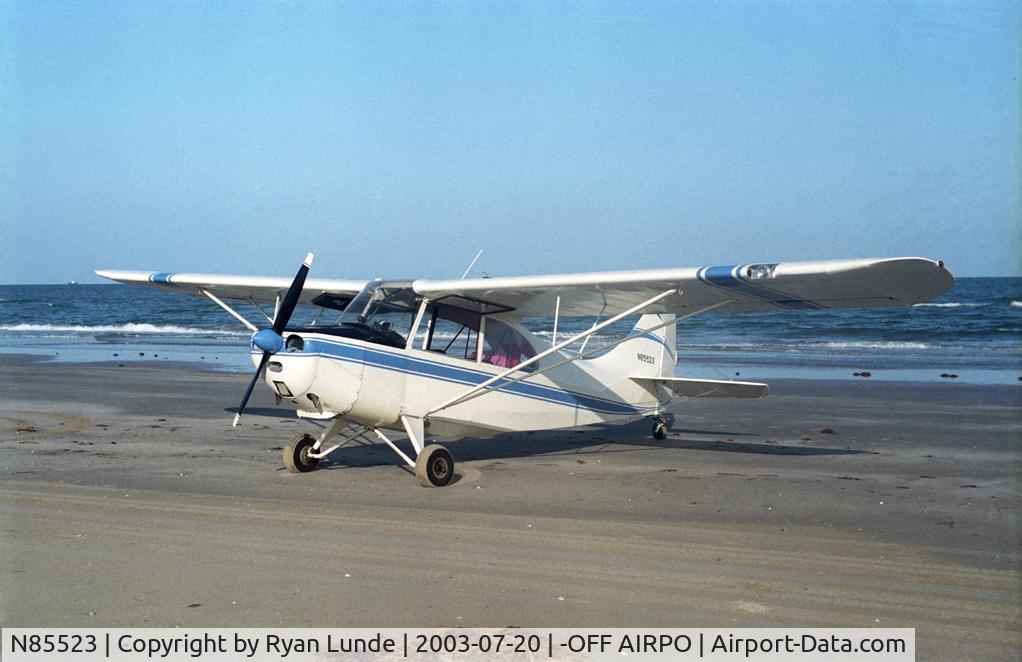 N85523, 1946 Aeronca 7DC C/N 7AC-4263, Taken on Matagorda Island on the Texas Coast