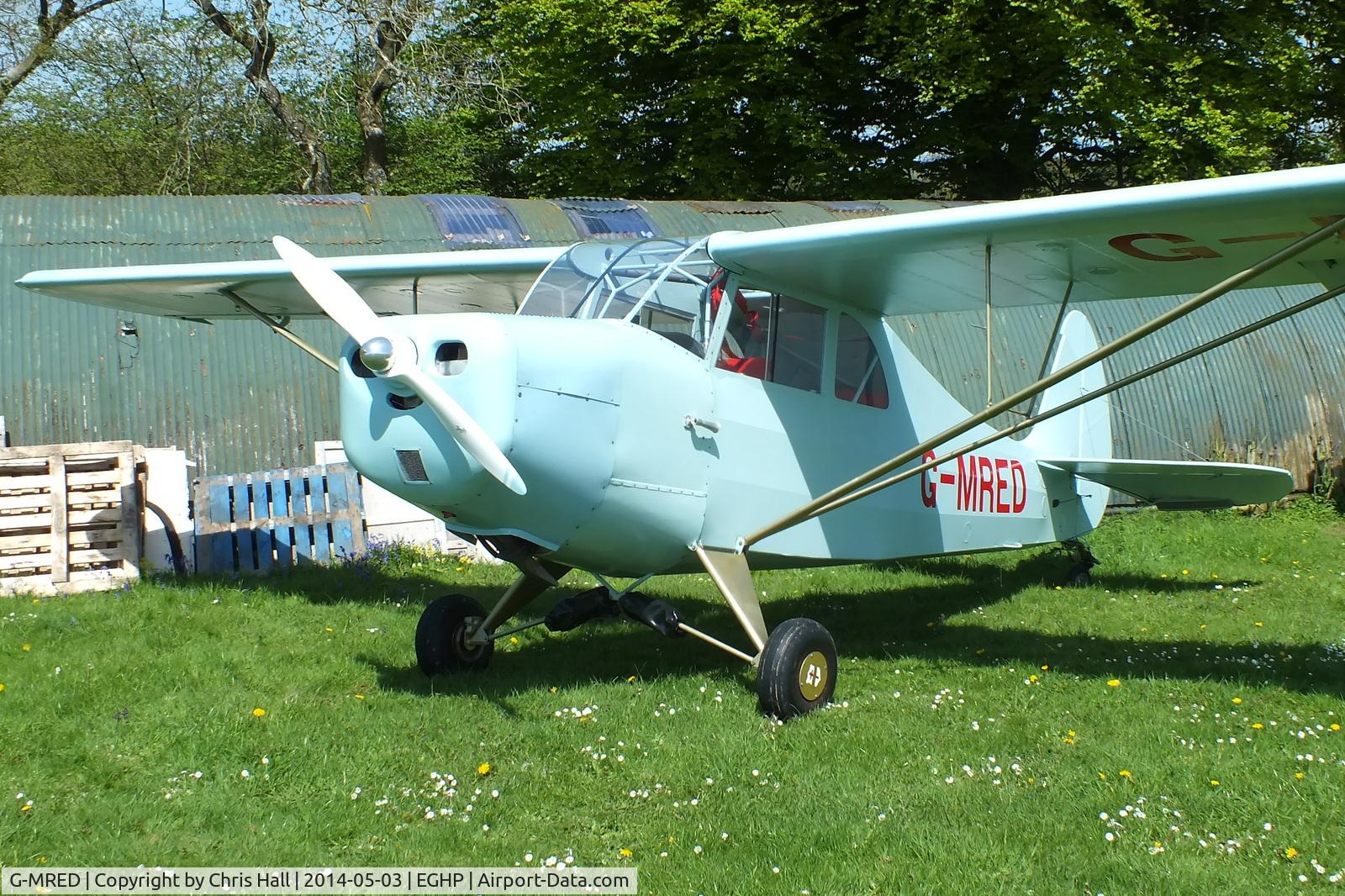 G-MRED, 2007 Christavia MK I C/N PFA 185-12935, at the 2014 Microlight Trade Fair, Popham