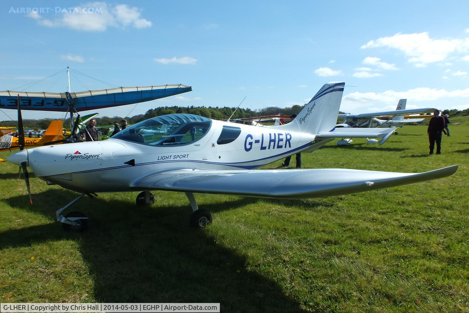 G-LHER, 2010 SportCruiser (PiperSport) Piper Sport C/N P1001042, at the 2014 Microlight Trade Fair, Popham