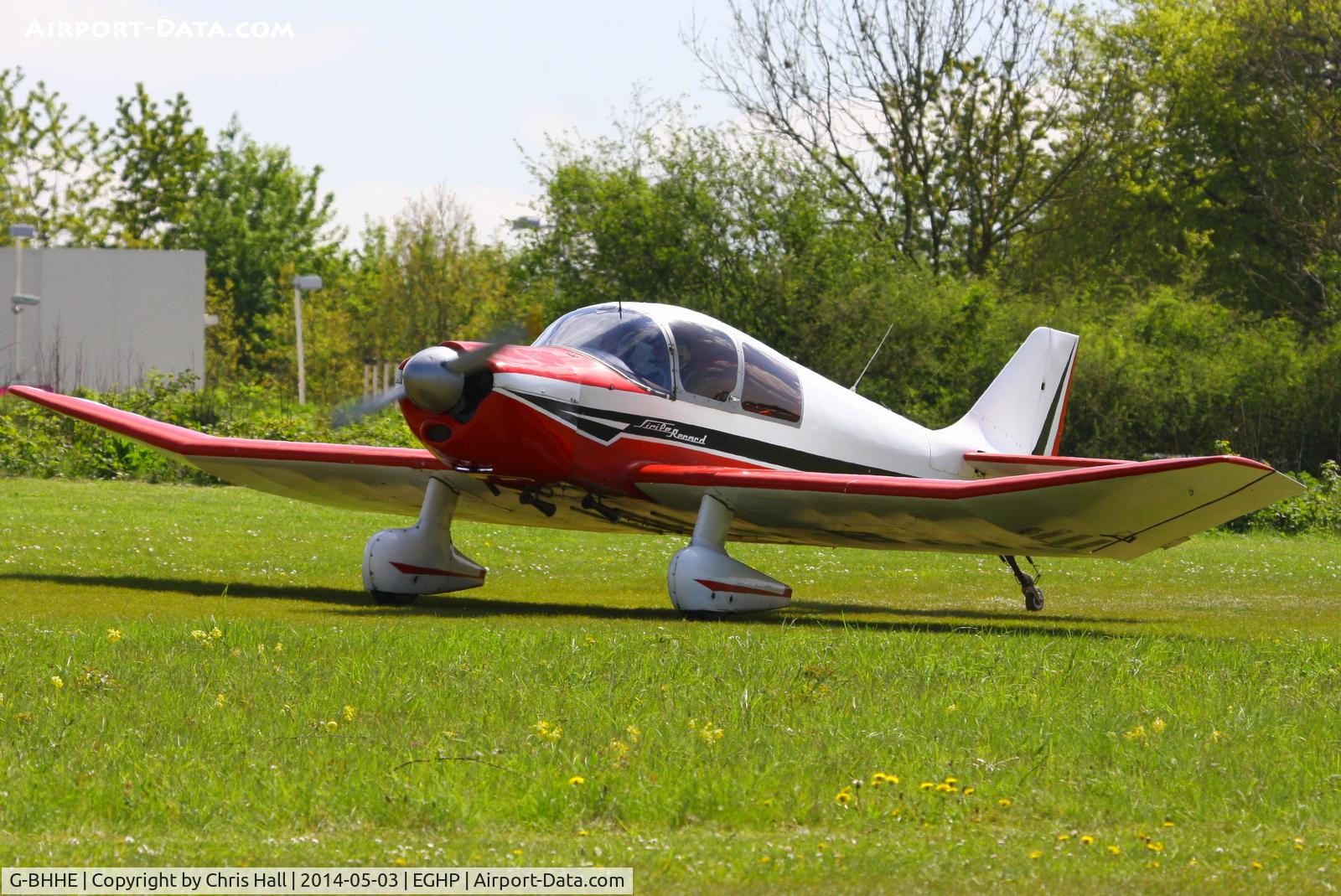 G-BHHE, 1965 CEA Jodel DR.1051-M1 Sicile Record C/N 628, at the 2014 Microlight Trade Fair, Popham