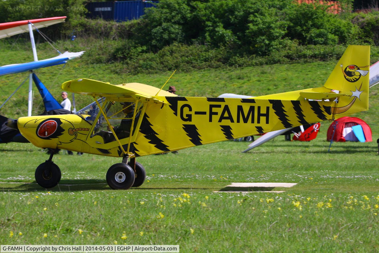 G-FAMH, 1999 Zenair STOL CH-701 C/N PFA 187-13301, at the 2014 Microlight Trade Fair, Popham
