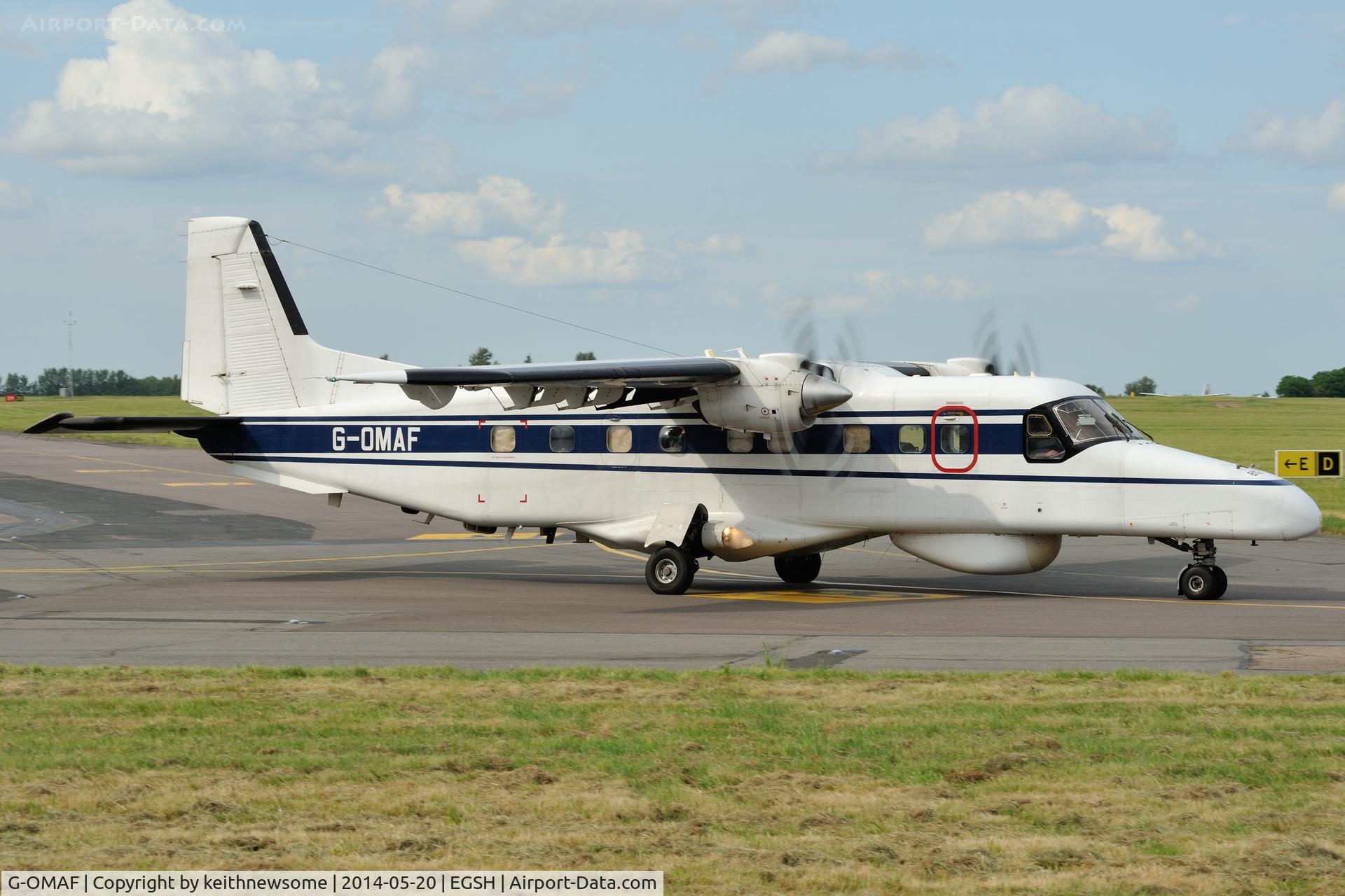G-OMAF, 1986 Dornier 228-202K C/N 8112, Dirty Dornier !