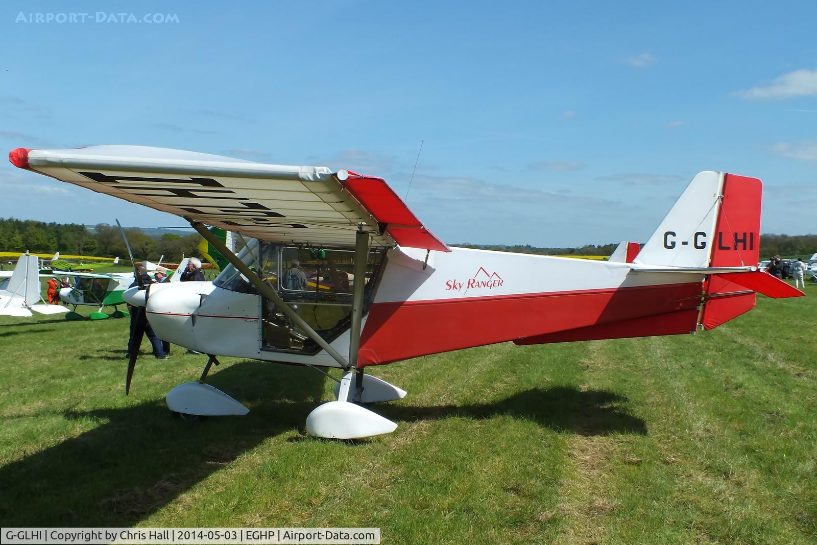G-GLHI, 2004 Skyranger 912S(1) C/N BMAA/HB/392, at the 2014 Microlight Trade Fair, Popham