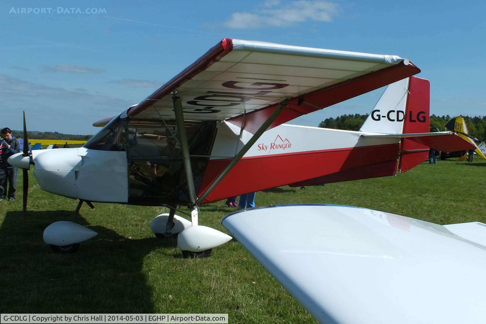 G-CDLG, 2005 Best Off Skyranger 912(2) C/N BMAA/HB/387, at the 2014 Microlight Trade Fair, Popham