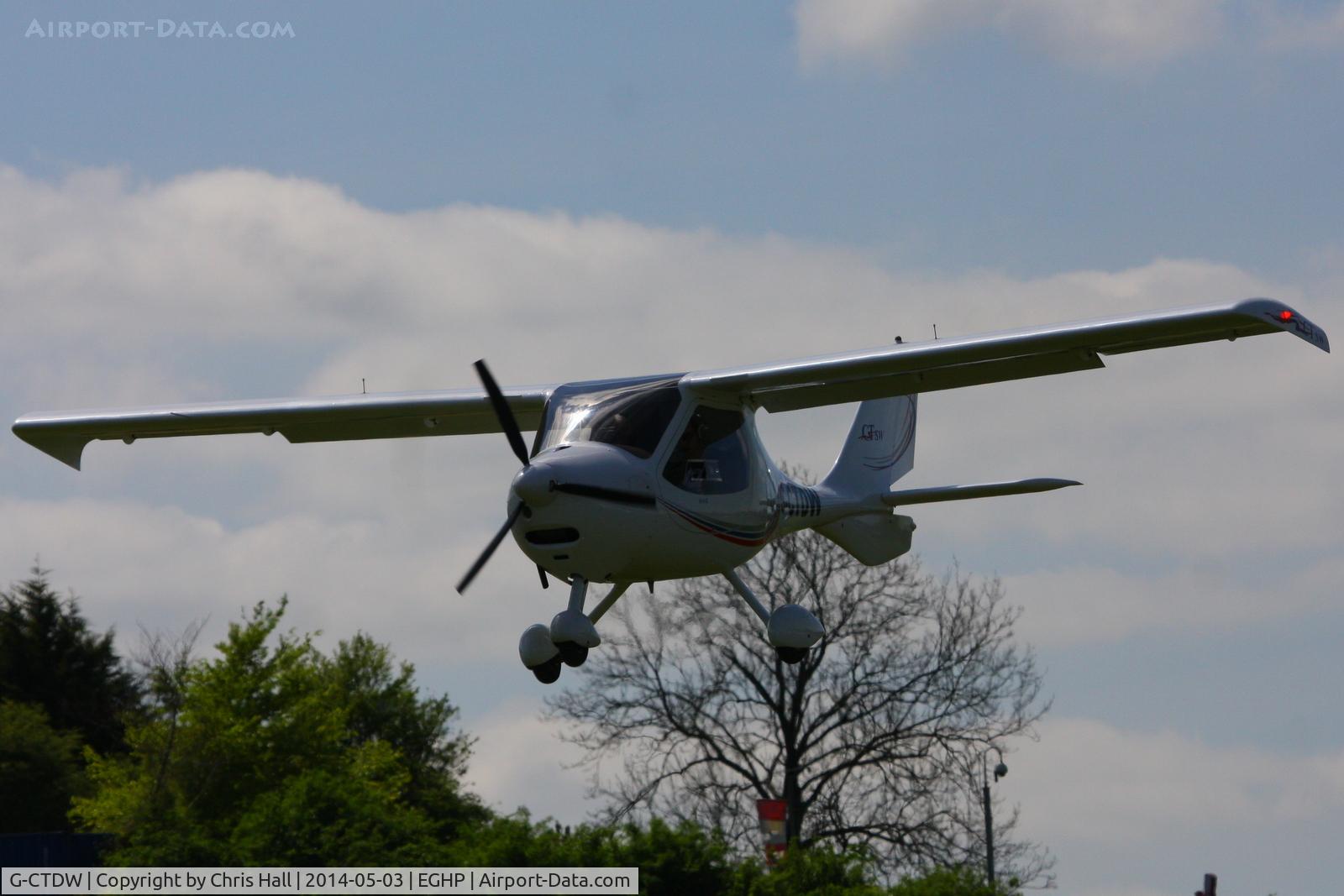 G-CTDW, 2007 Flight Design CTSW C/N 8295, at the 2014 Microlight Trade Fair, Popham